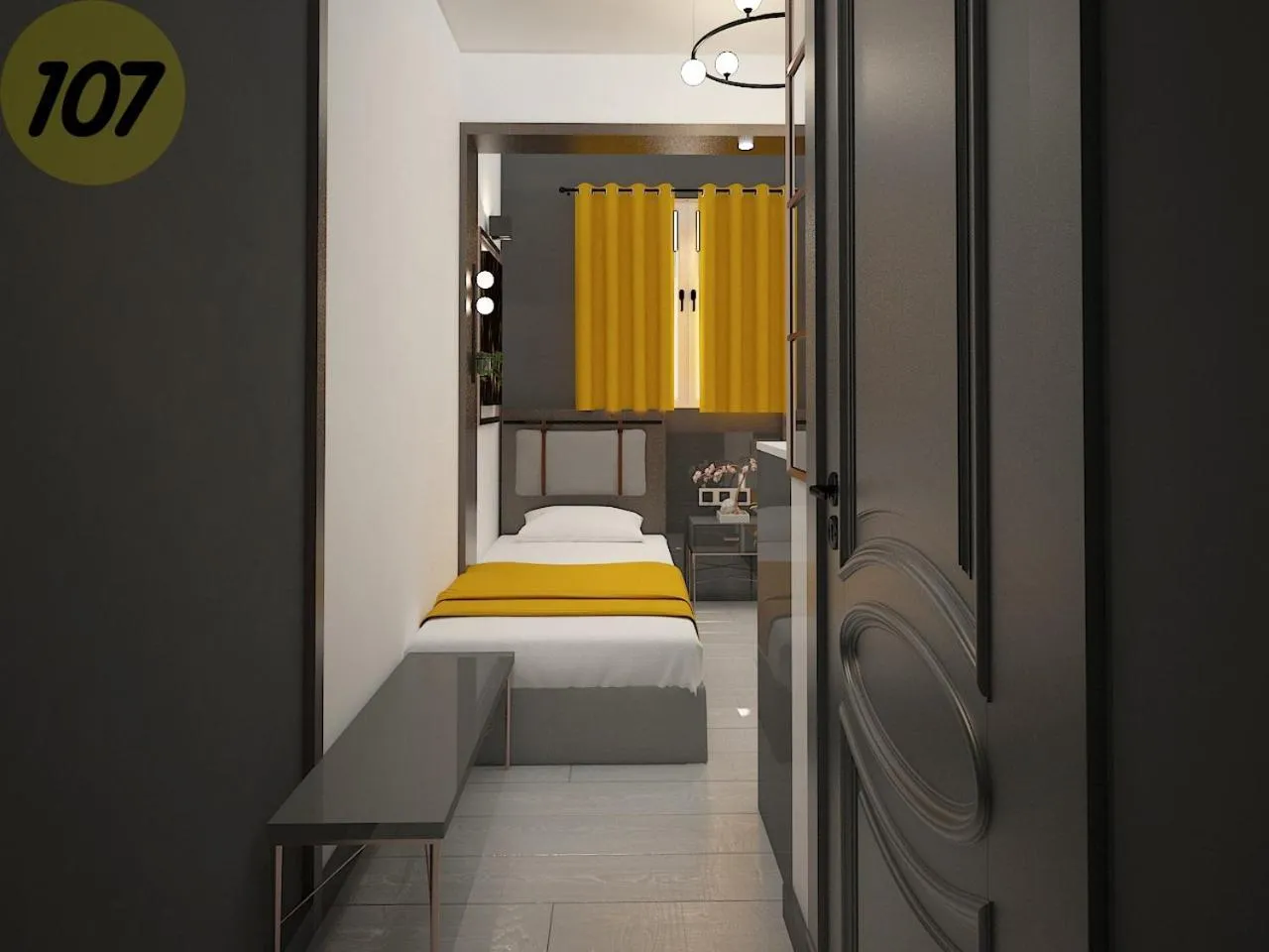 Bed in Exporoyal Hotel