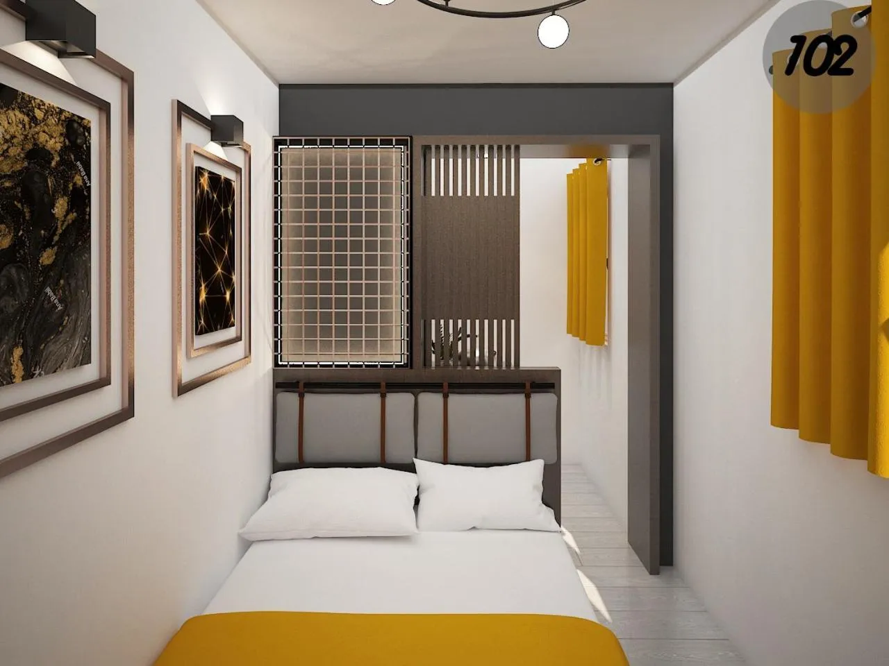 Bed in Exporoyal Hotel