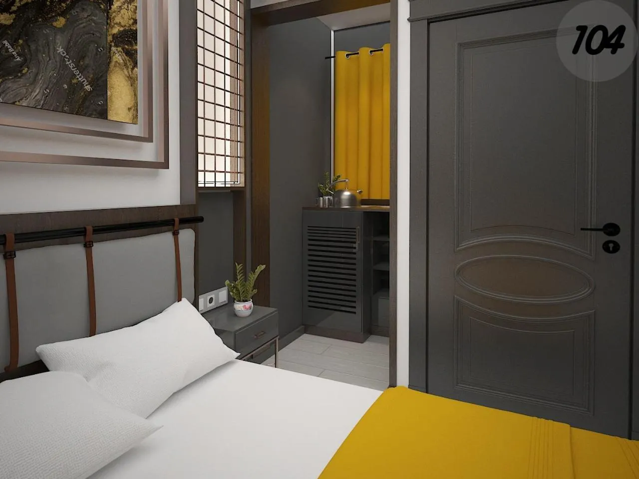 Bed in Exporoyal Hotel