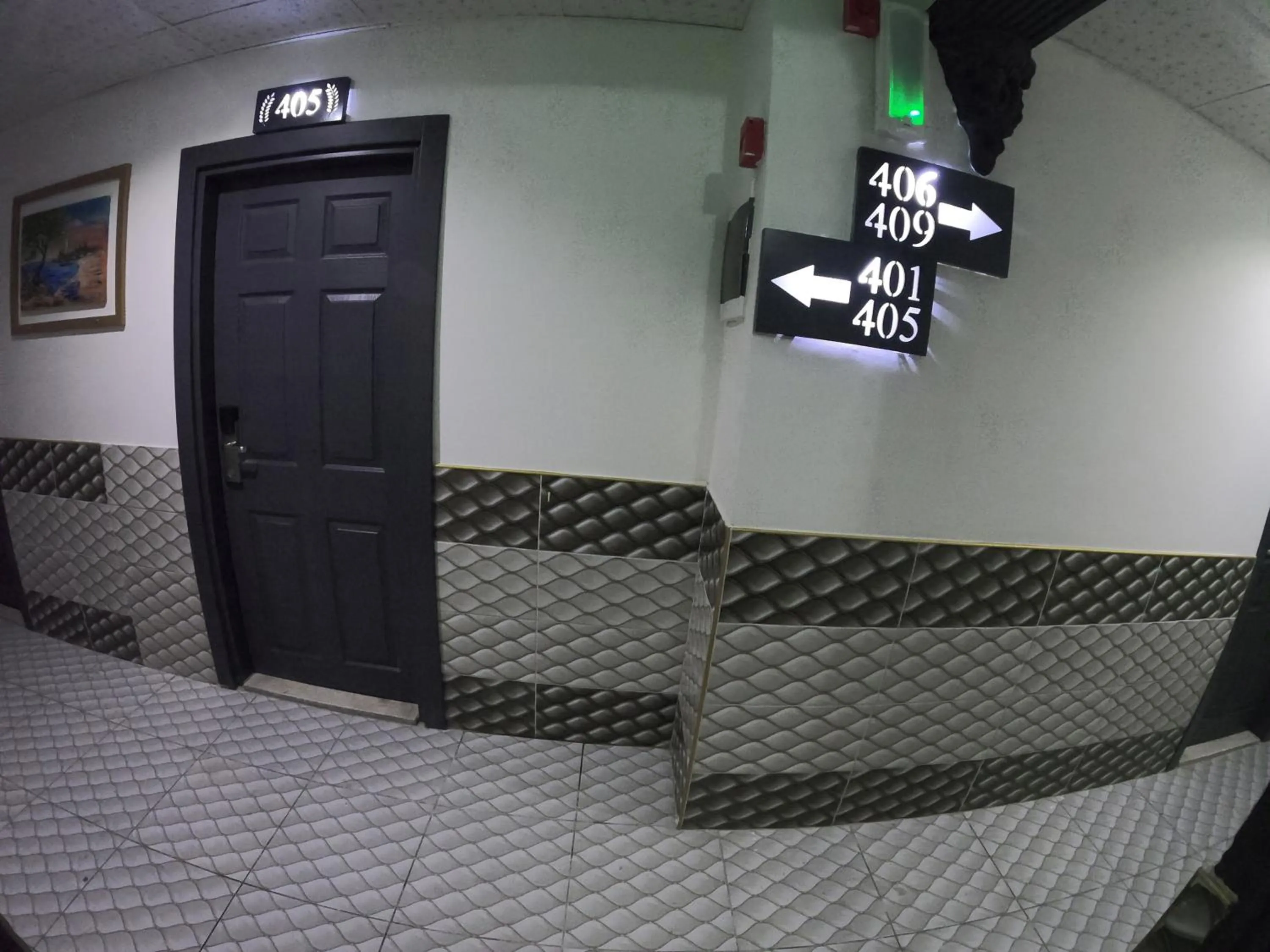 Decorative detail in Exporoyal Hotel