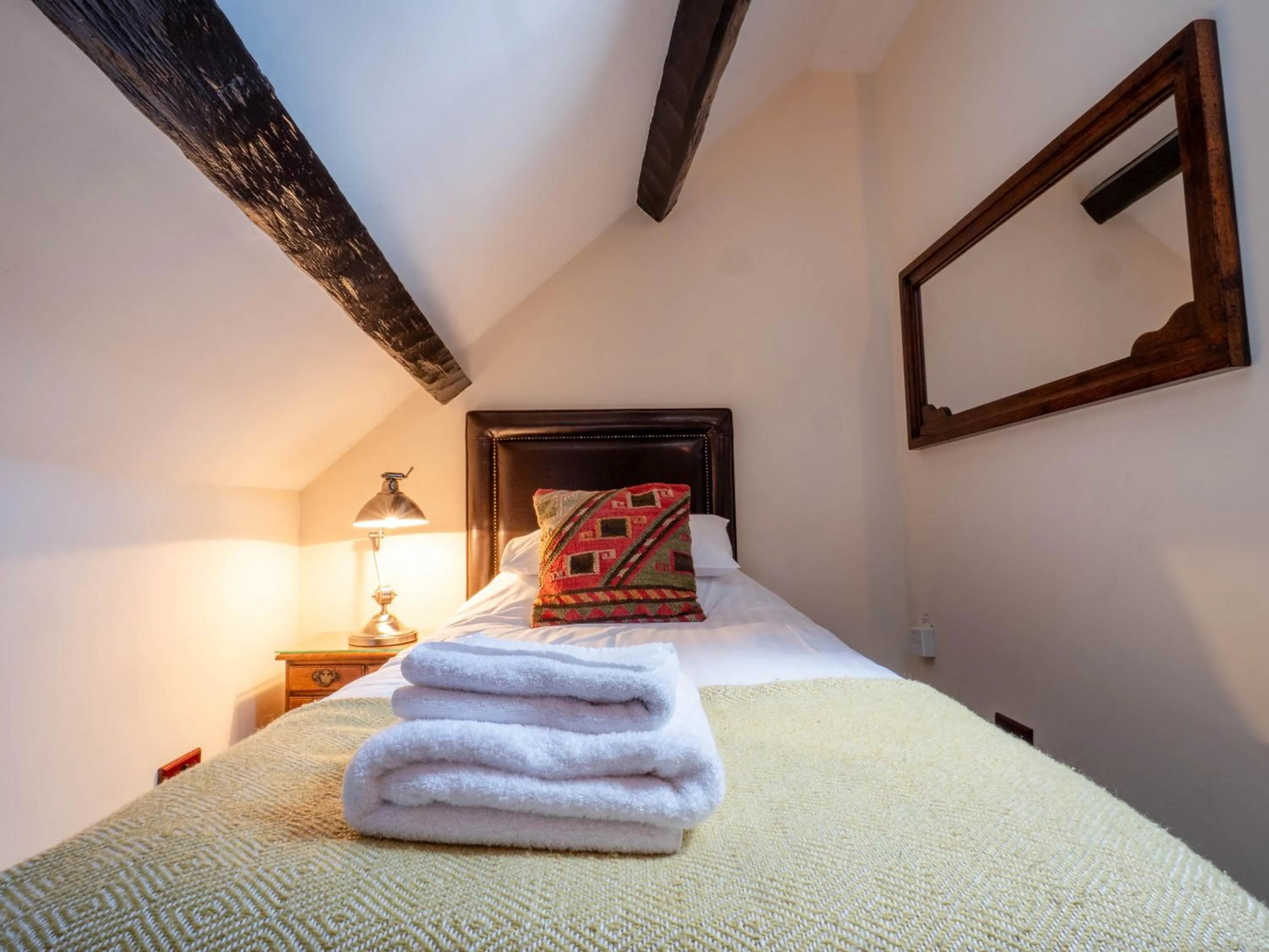 Bed in The Black Boy Inn