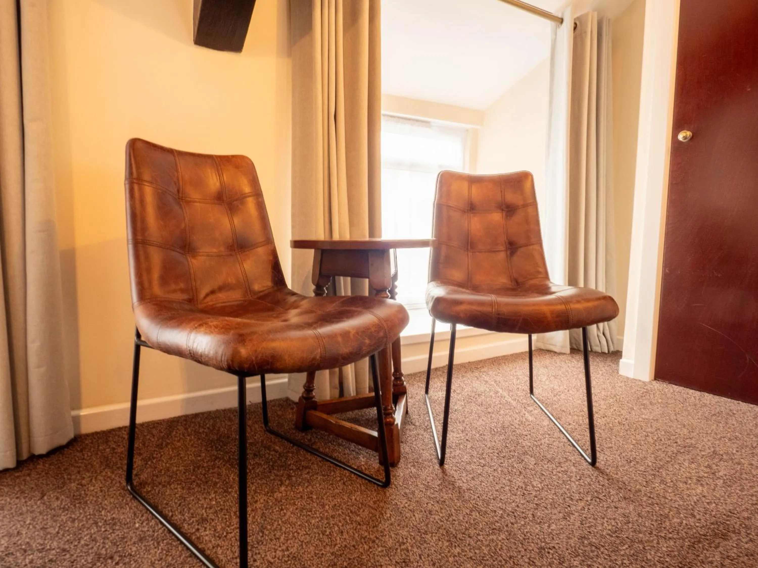 Seating area in The Black Boy Inn