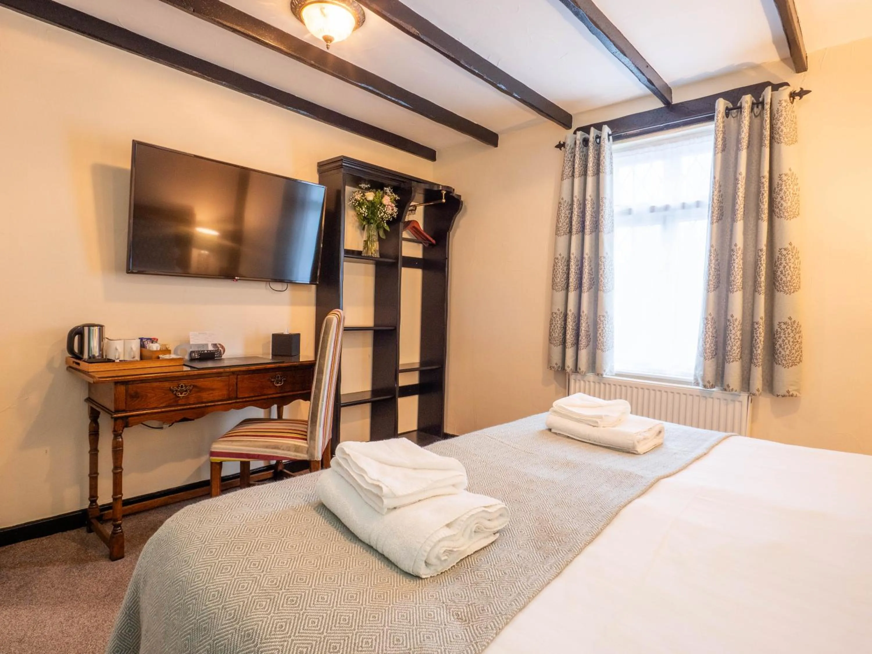 Bed in The Black Boy Inn