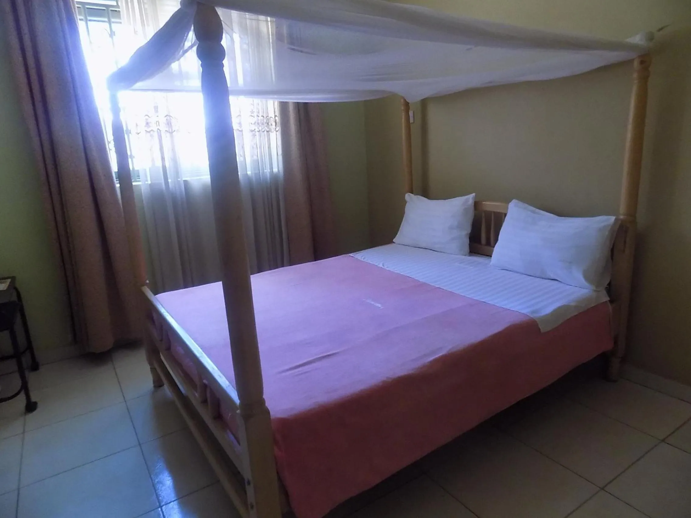 Bed in Etana Motel Kampala