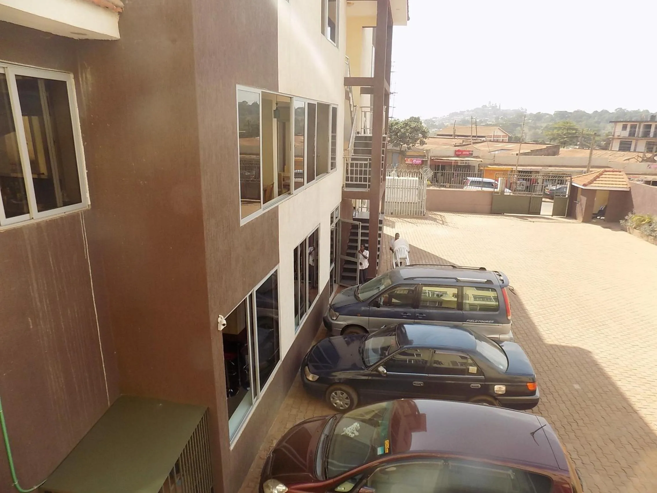 Street view in Remmings Hotel Kampala