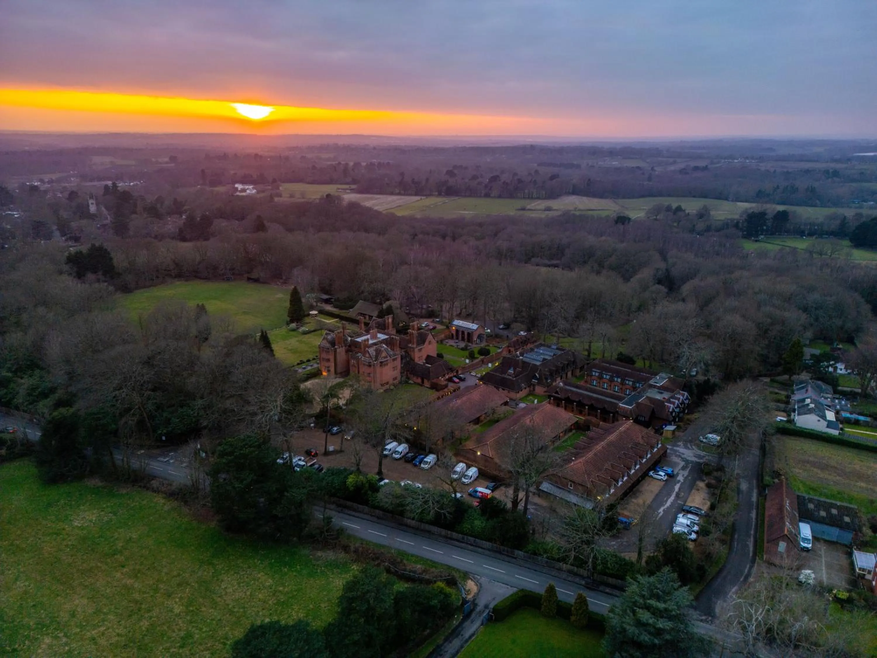 Bird's eye view in New Place