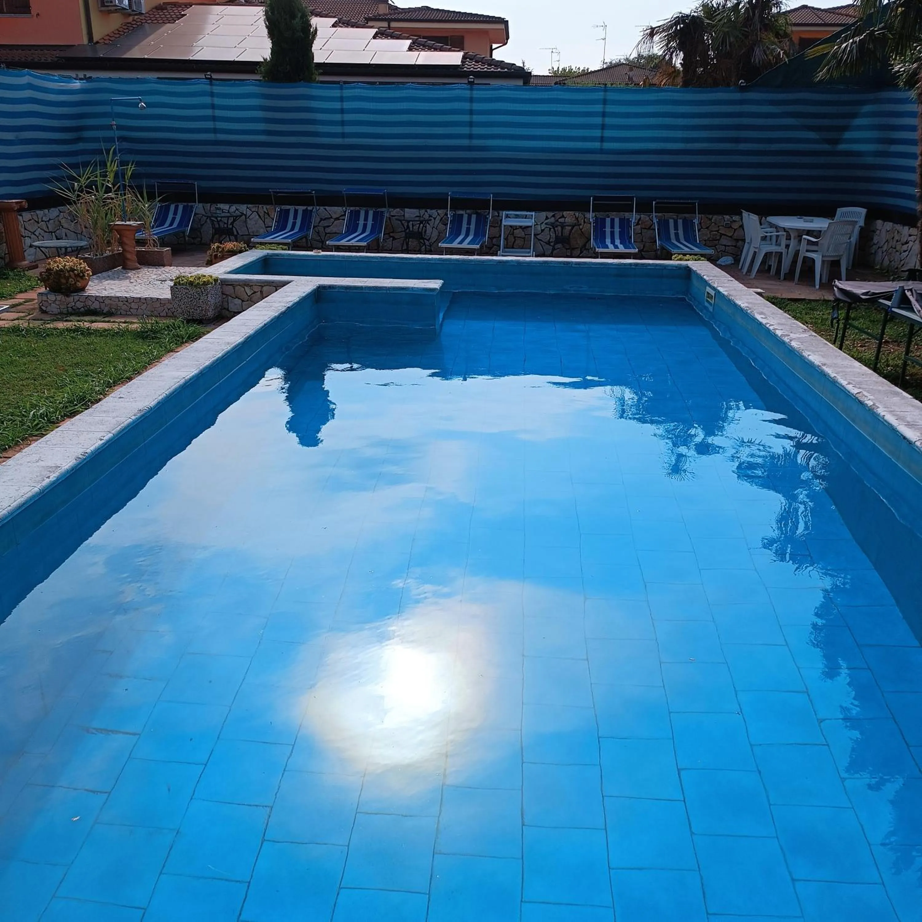 Pool view in Ca' Le Rose