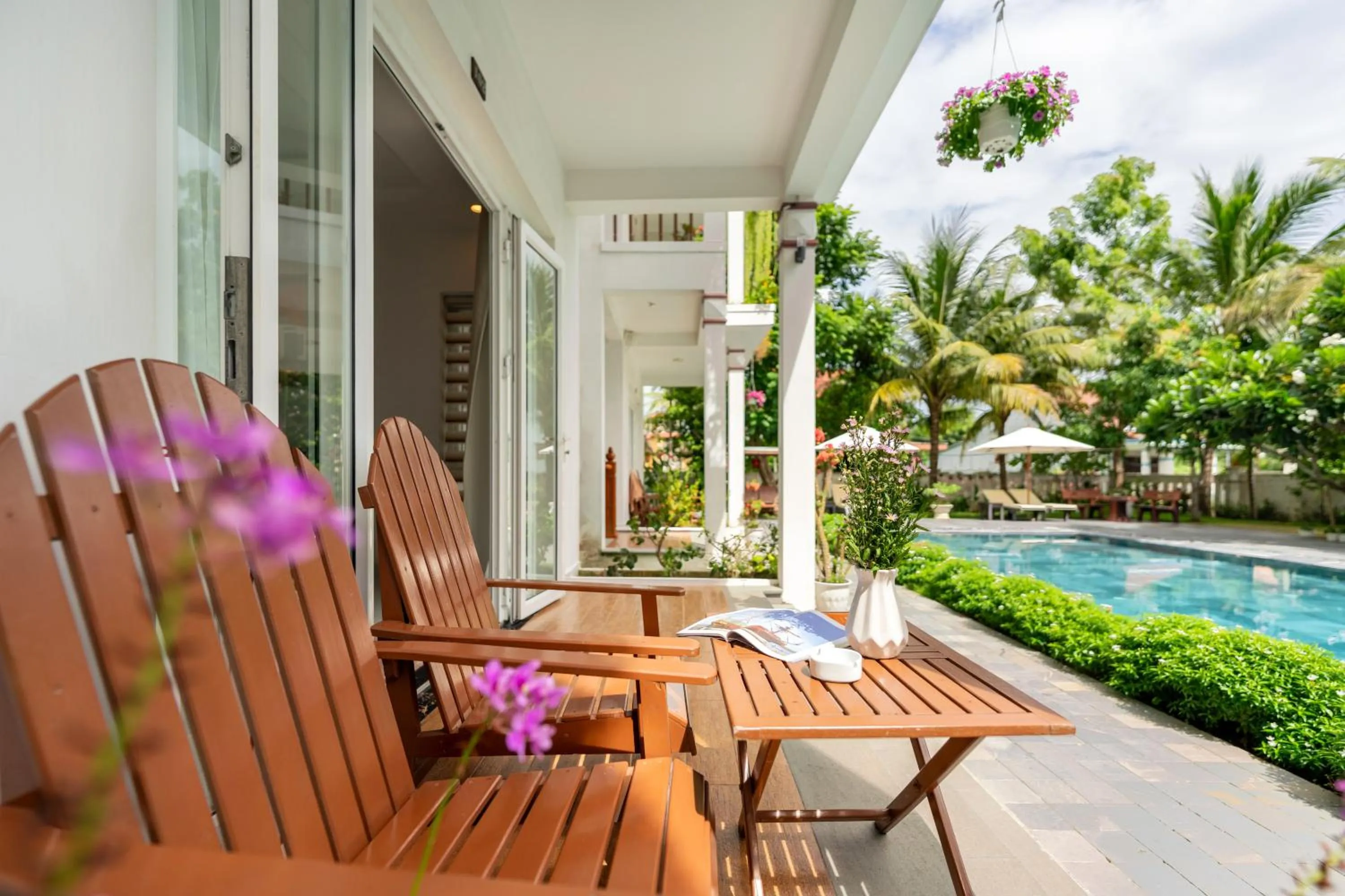 Patio in Hoi An Palmy Villa