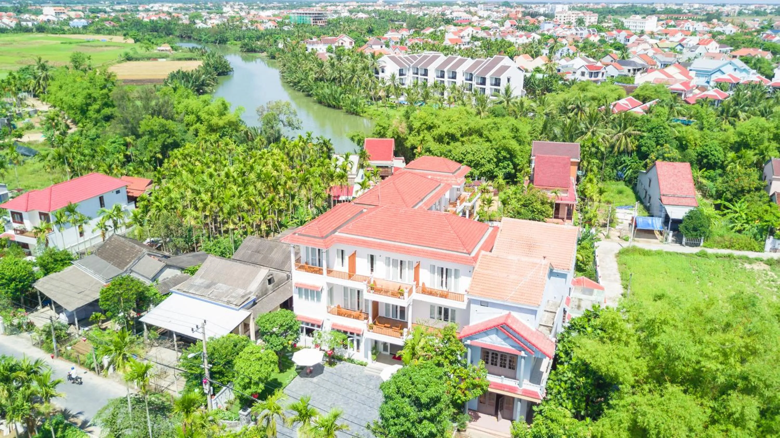 Natural landscape in Hoi An Palmy Villa