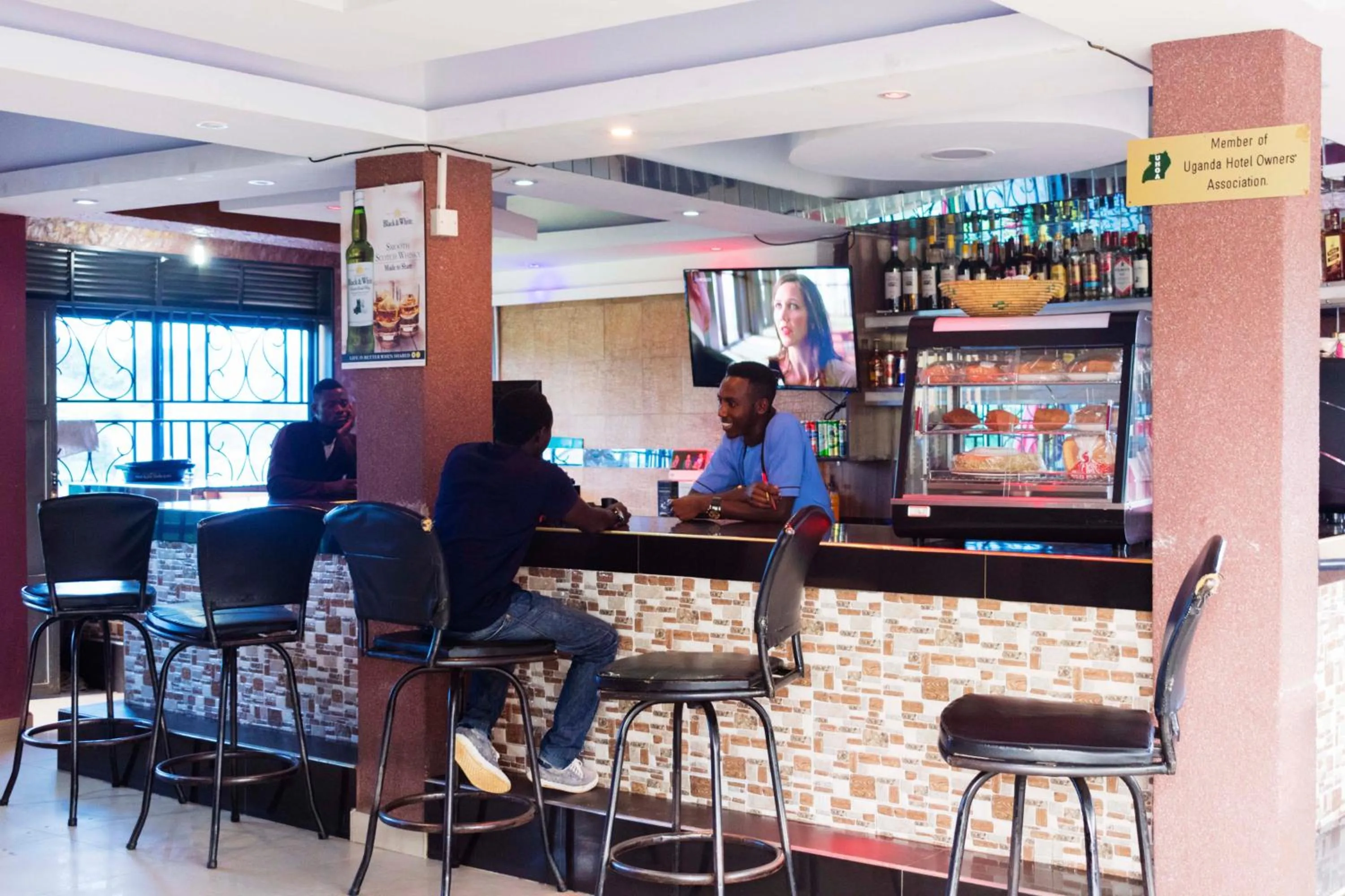 TV and multimedia in Japs Motel Mbarara