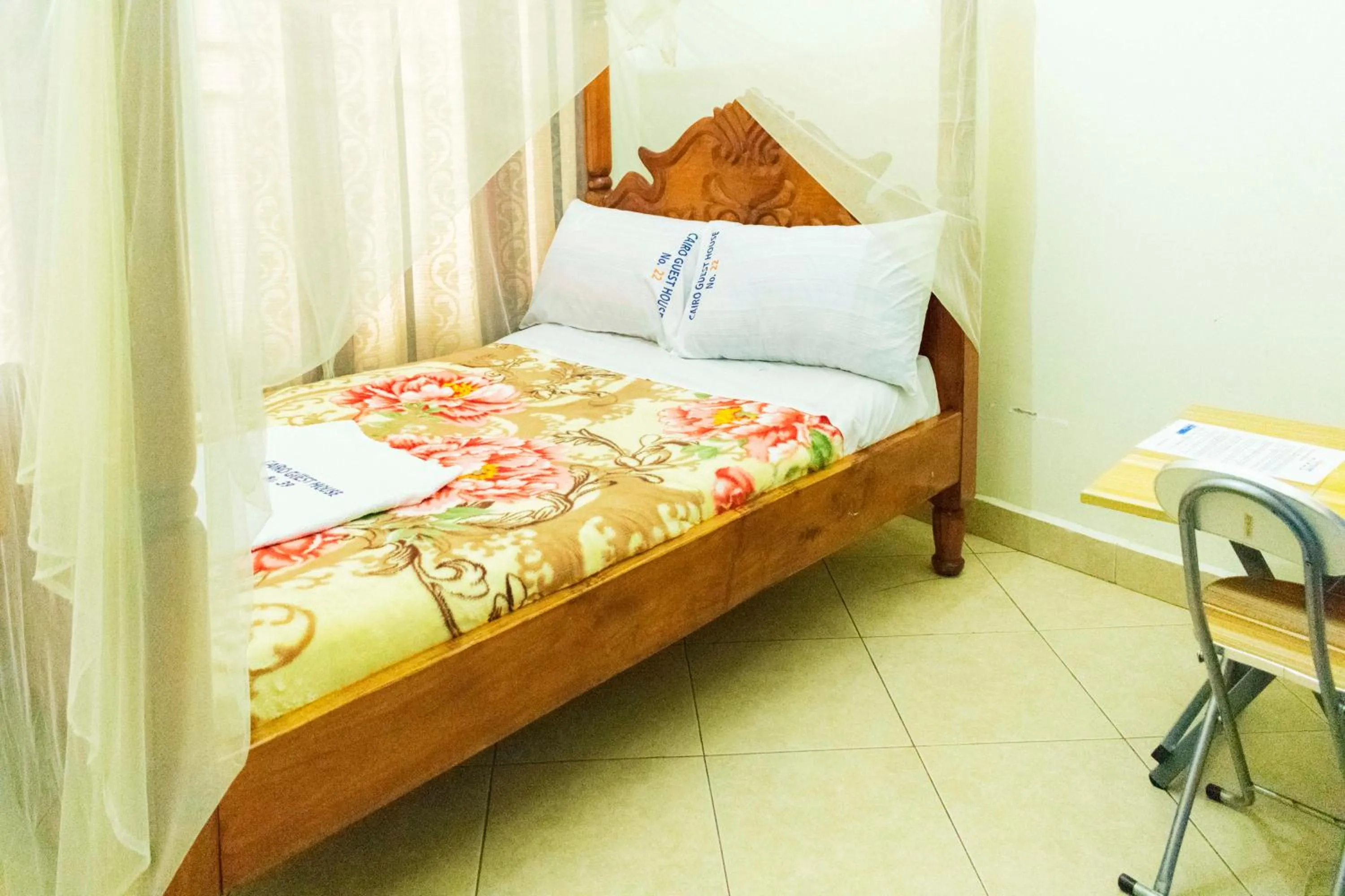 Bed in Japs Motel Mbarara
