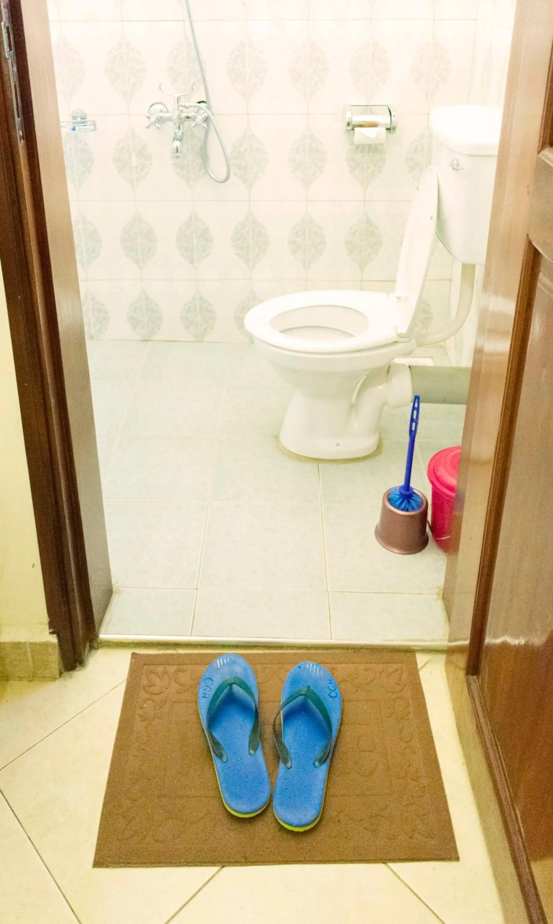 Toilet in Japs Motel Mbarara