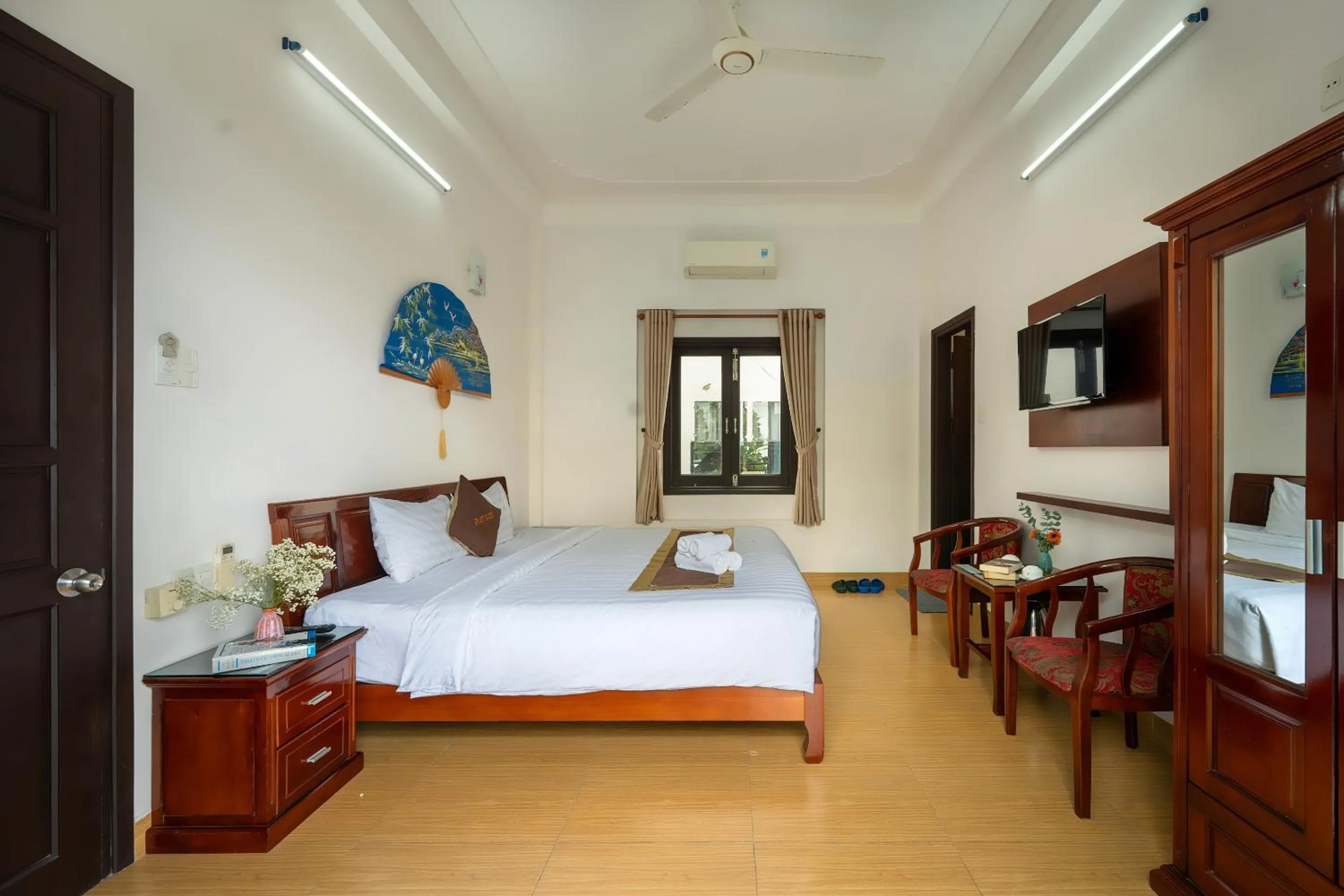 Bed in Smart Garden Homestay