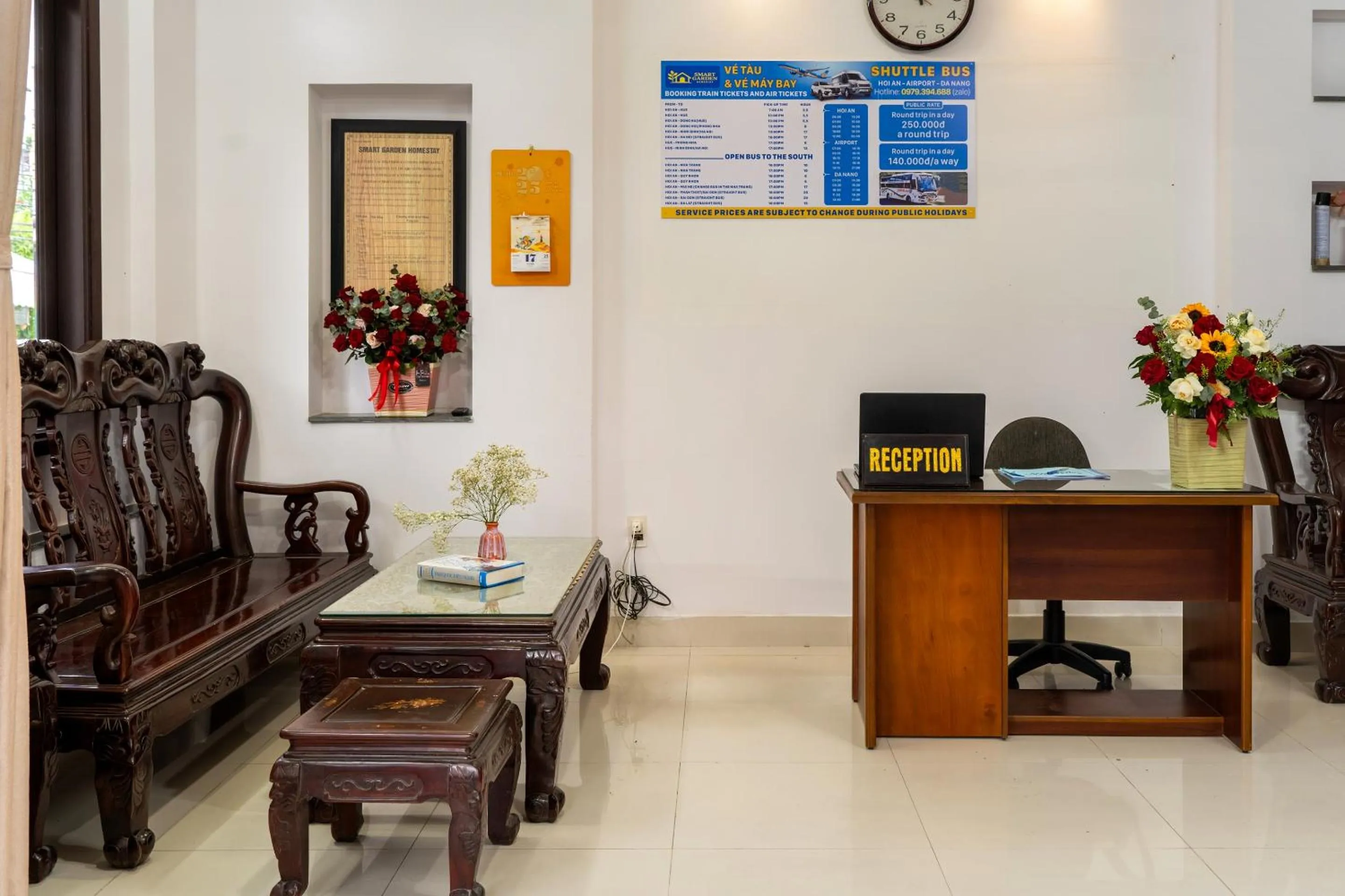 Lobby or reception in Smart Garden Homestay
