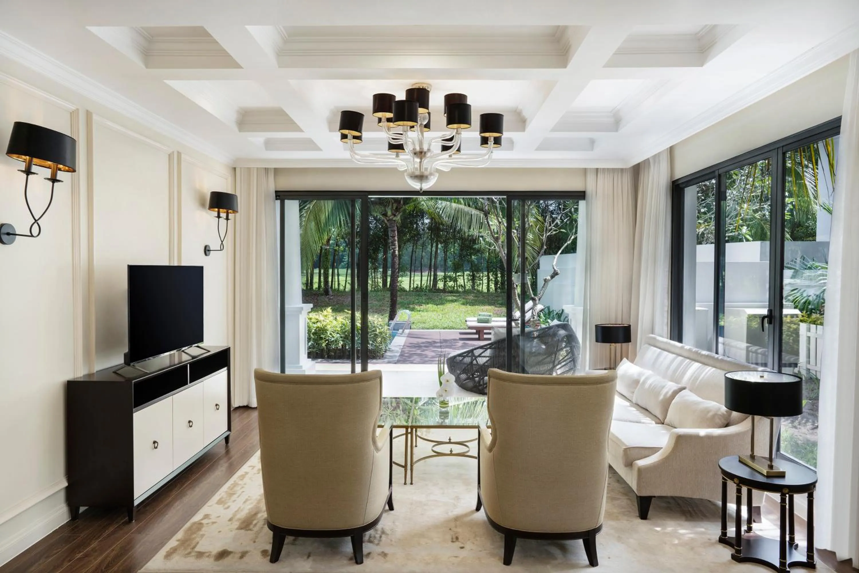 Living room in Melia Vinpearl Phu Quoc