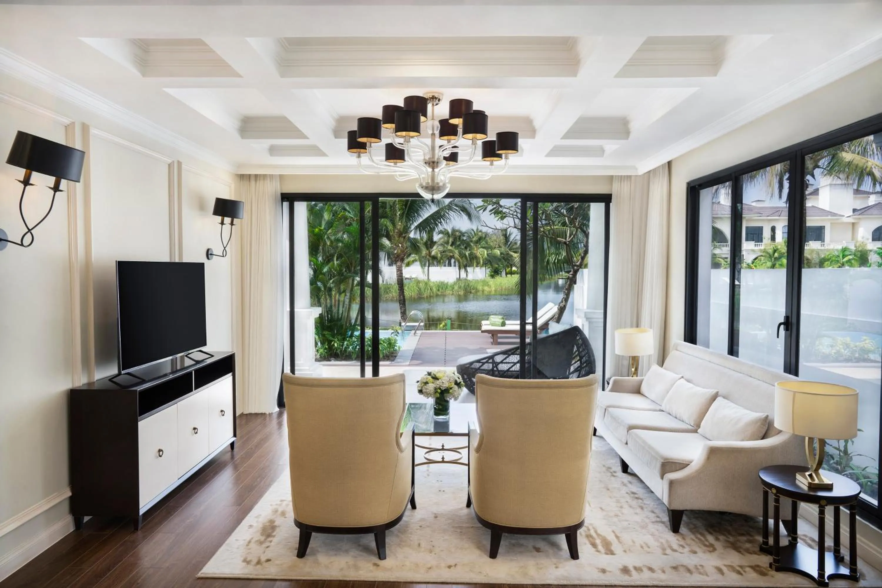 Living room in Melia Vinpearl Phu Quoc