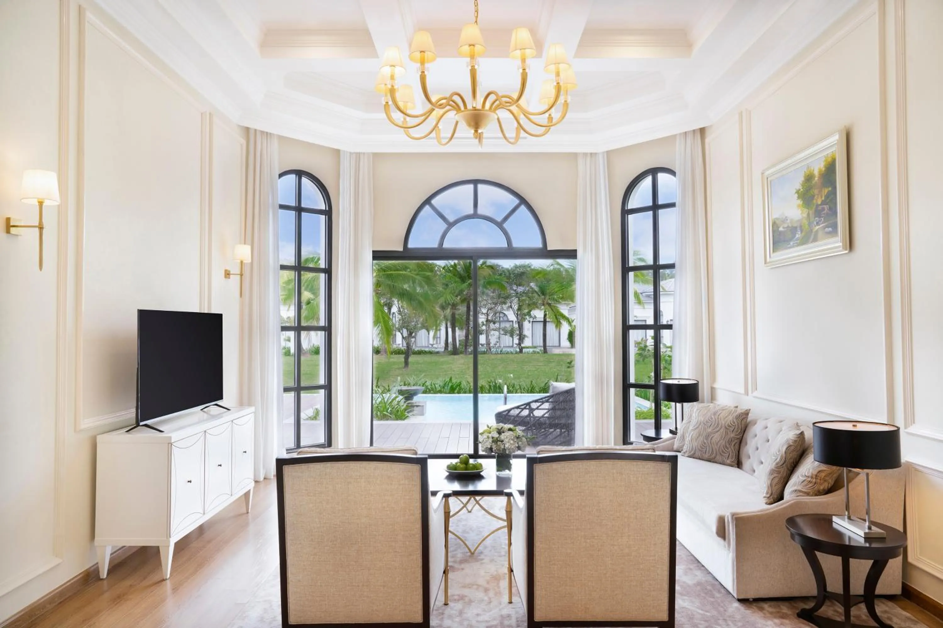 Living room in Melia Vinpearl Phu Quoc