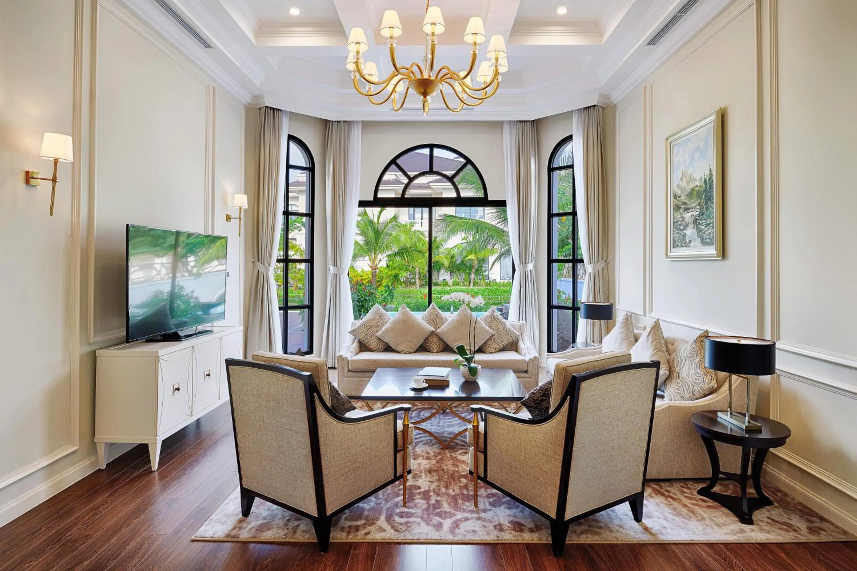 Living room in Melia Vinpearl Phu Quoc