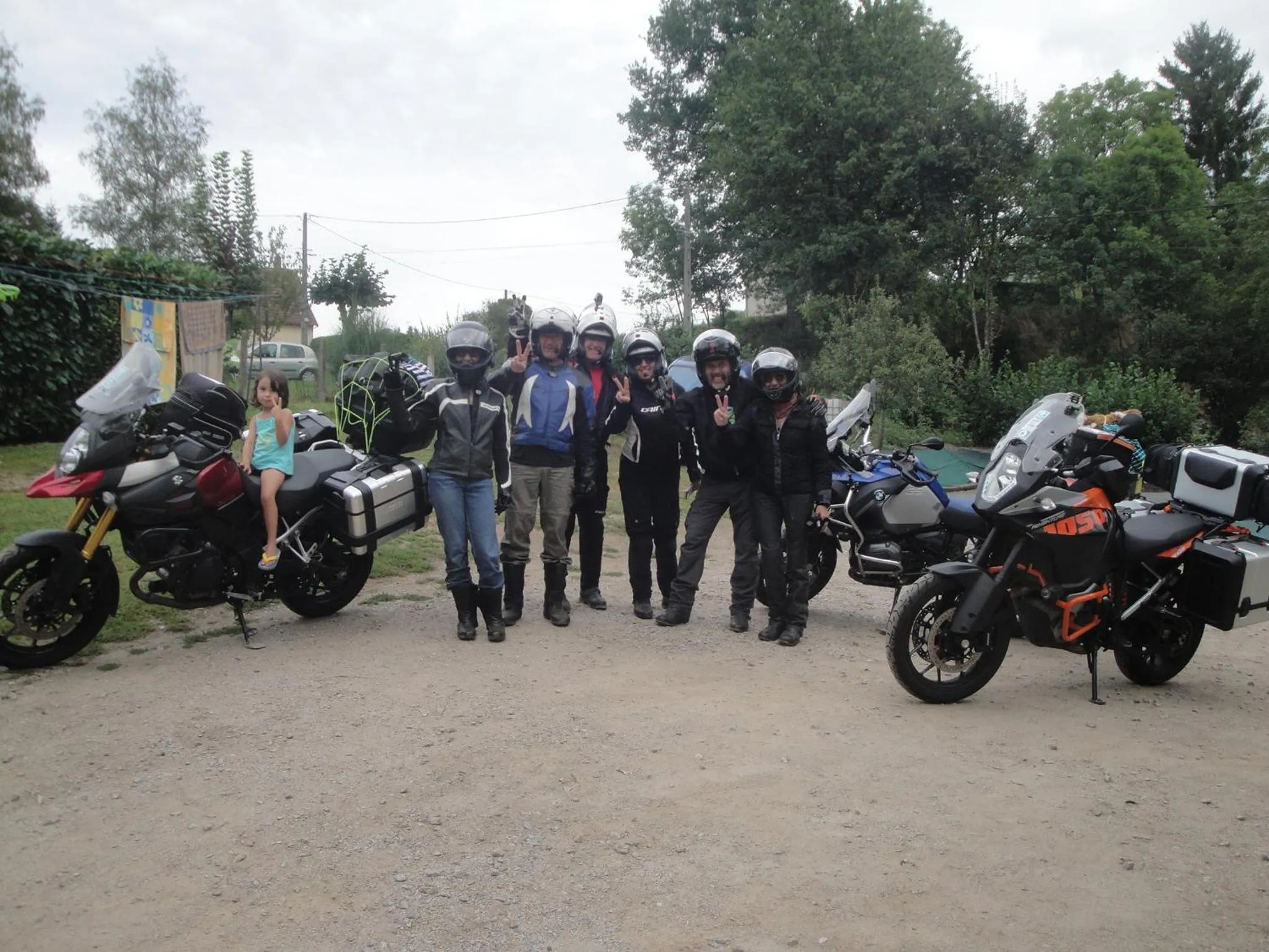 group of guests in Le Relais des Capucines