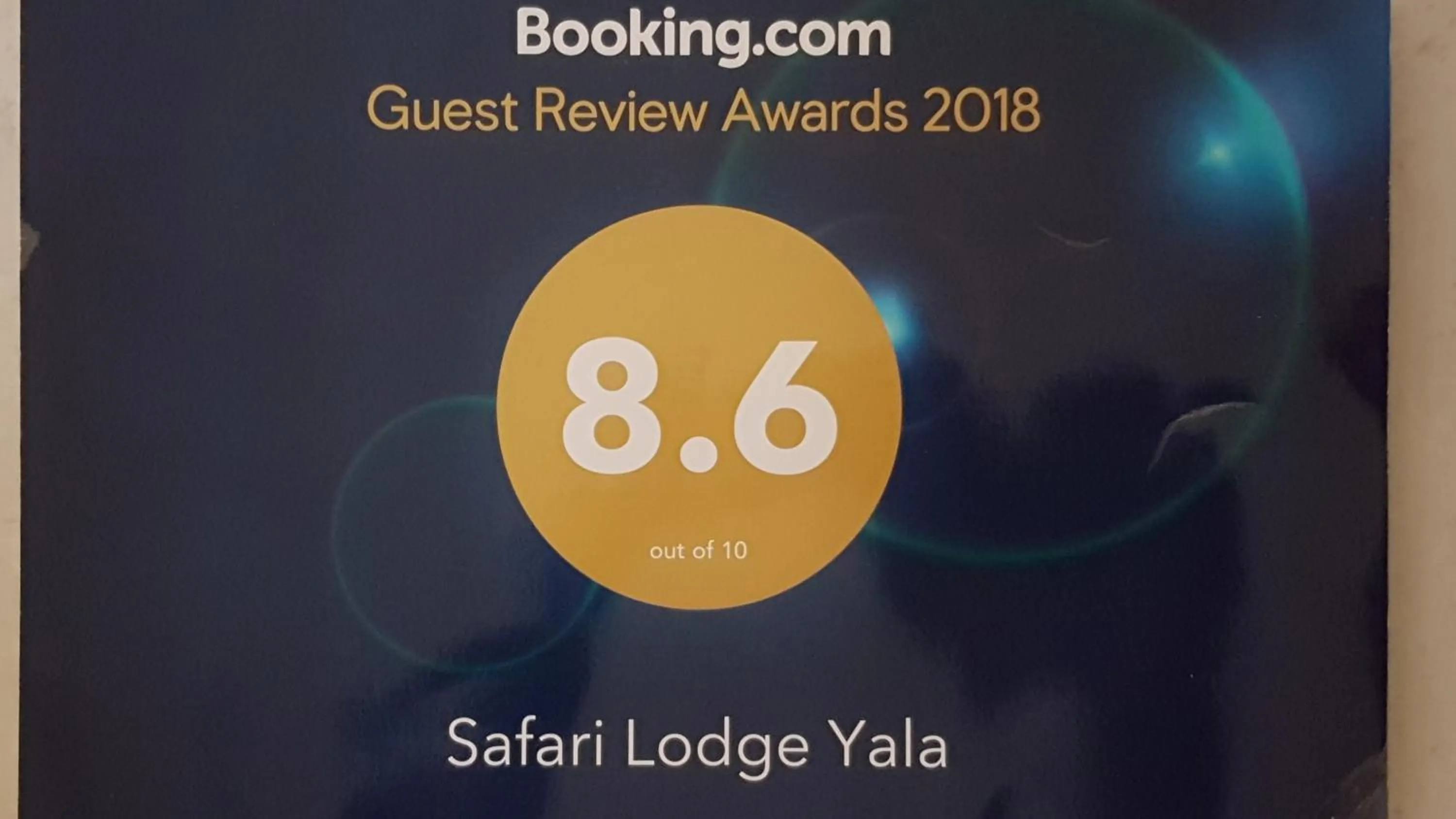 Certificate/Award in Safari Lodge Yala