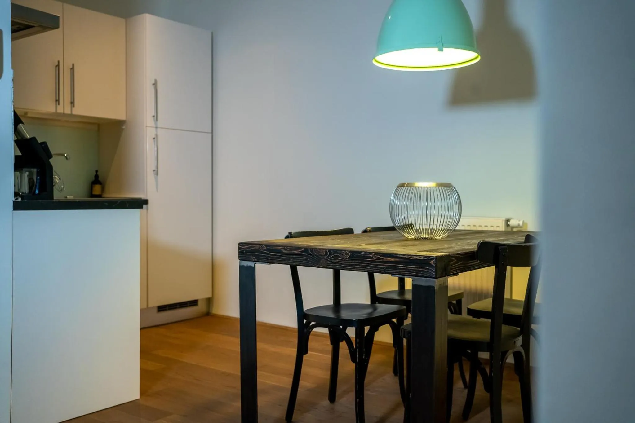 Kitchen or kitchenette in Hotel Maribor, City apartments
