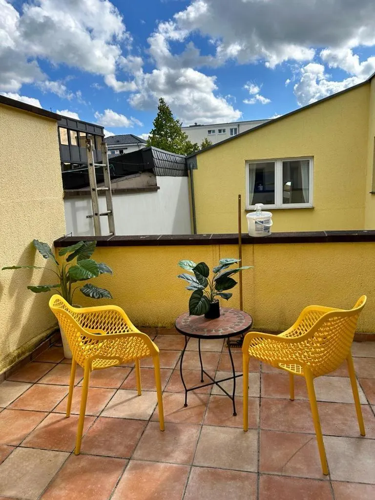 Balcony/Terrace in Boutique-garni Hotel Papillon