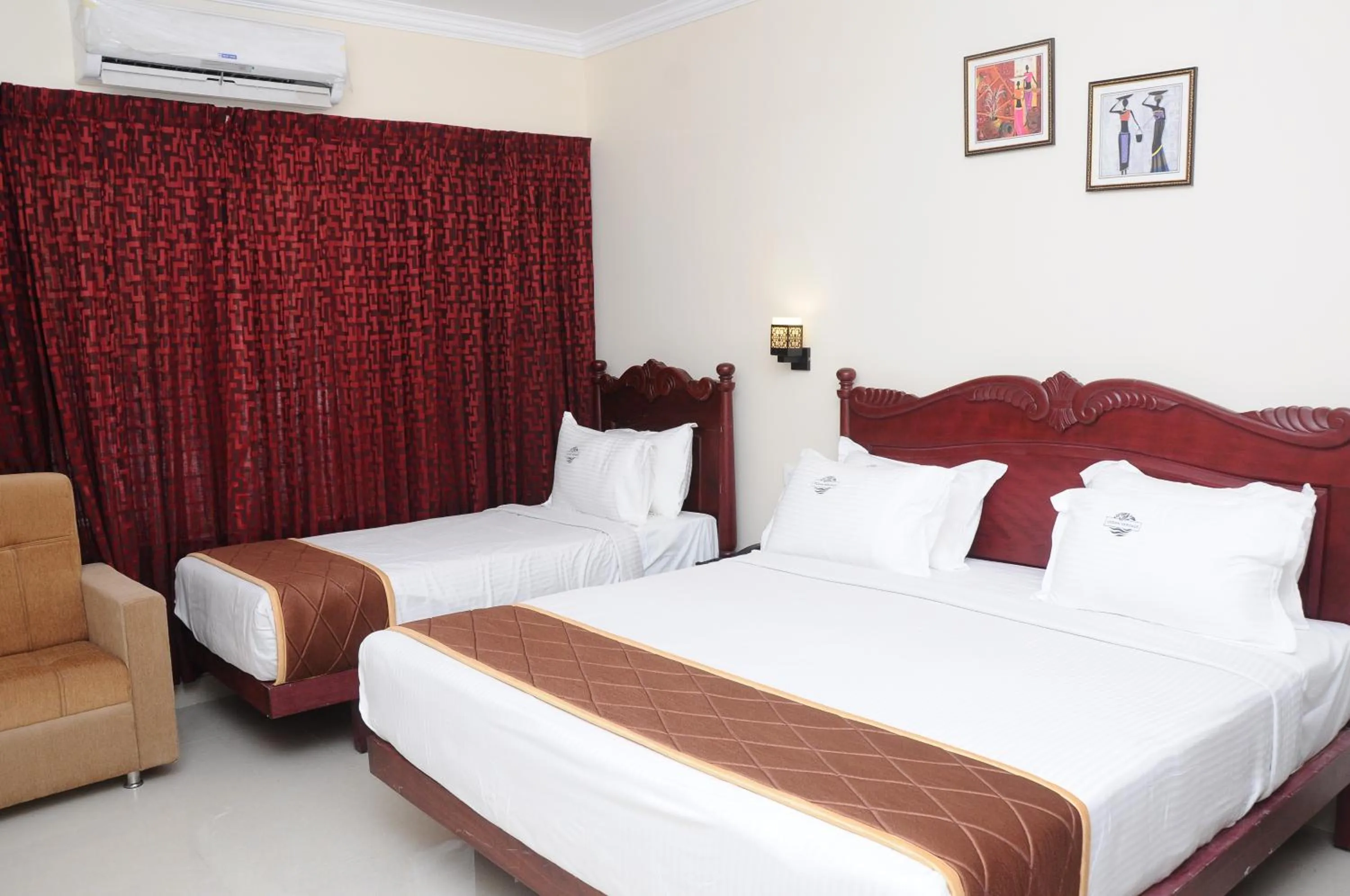 Bed in Hotel Ocean Heritage