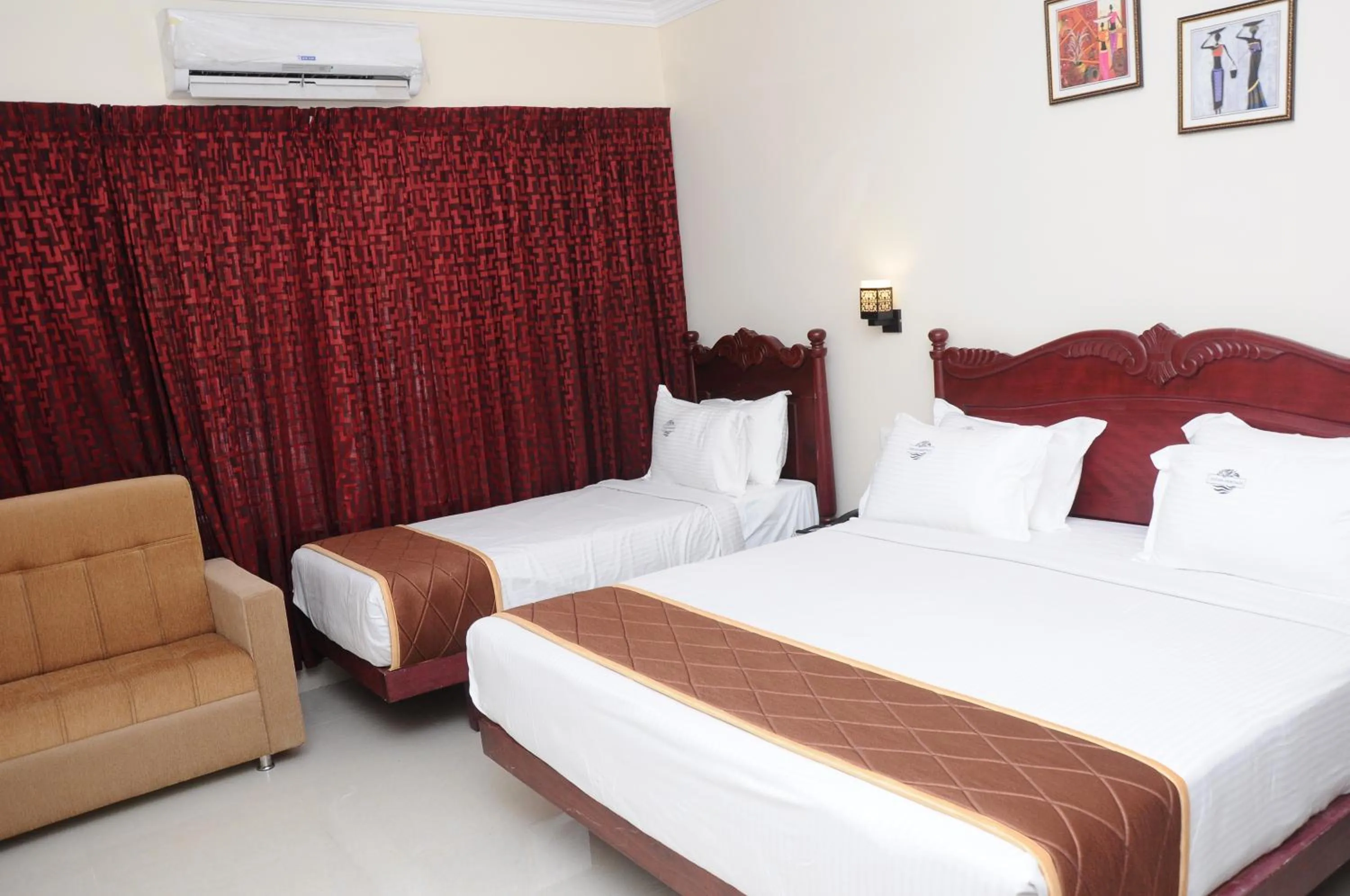 Bed in Hotel Ocean Heritage