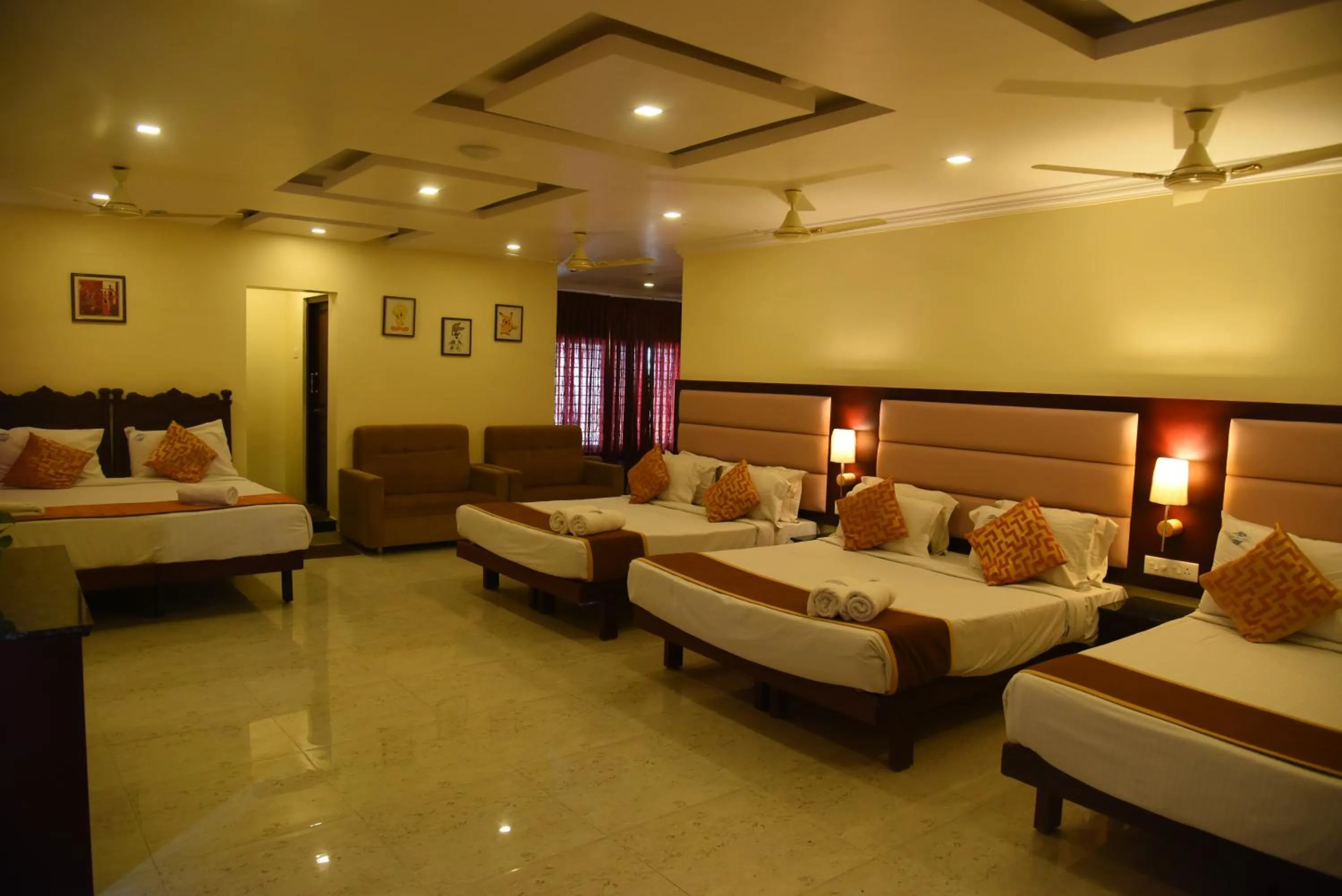 Bed in Hotel Ocean Heritage