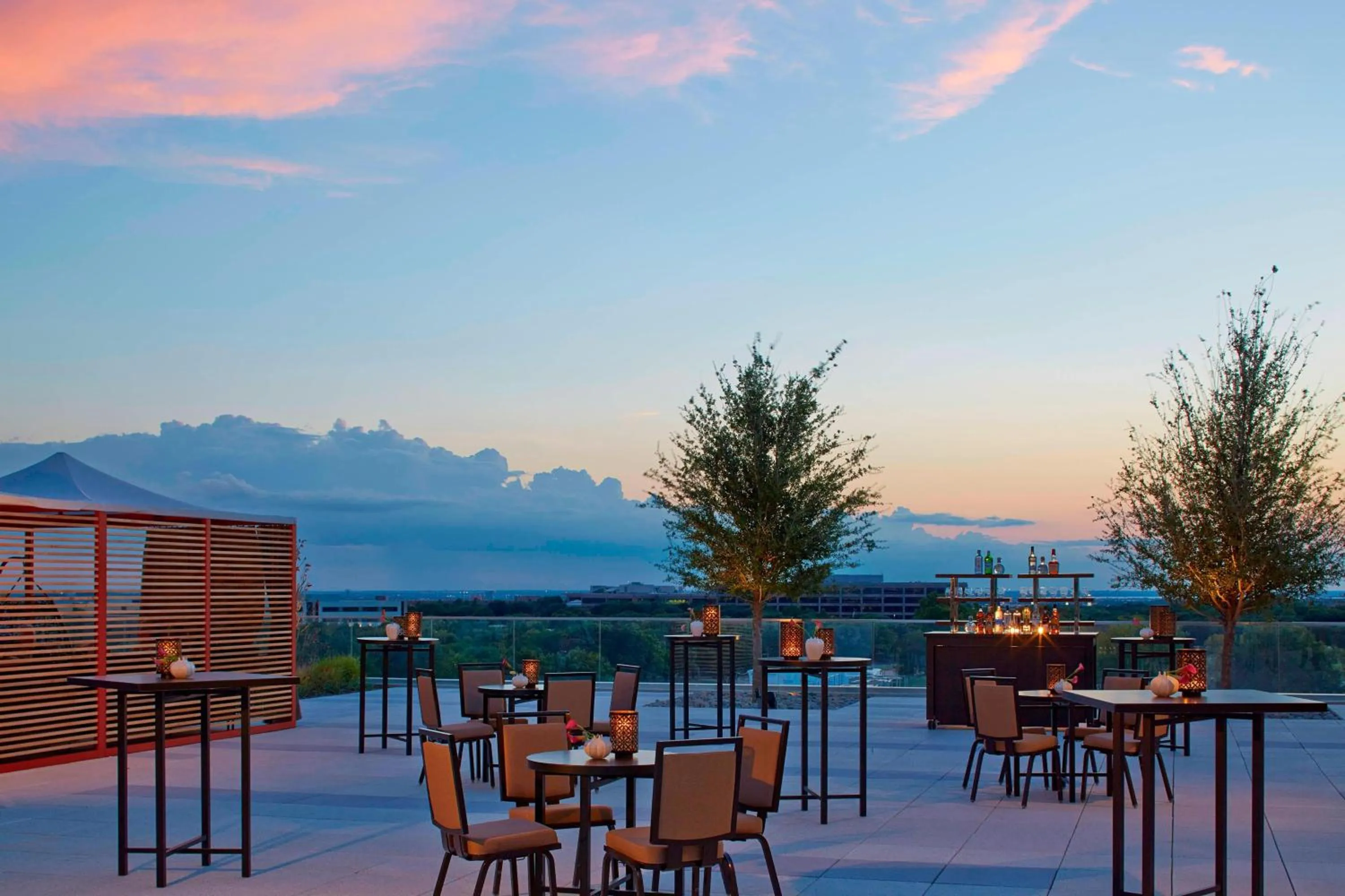 Swimming pool in Renaissance Dallas at Plano Legacy West Hotel