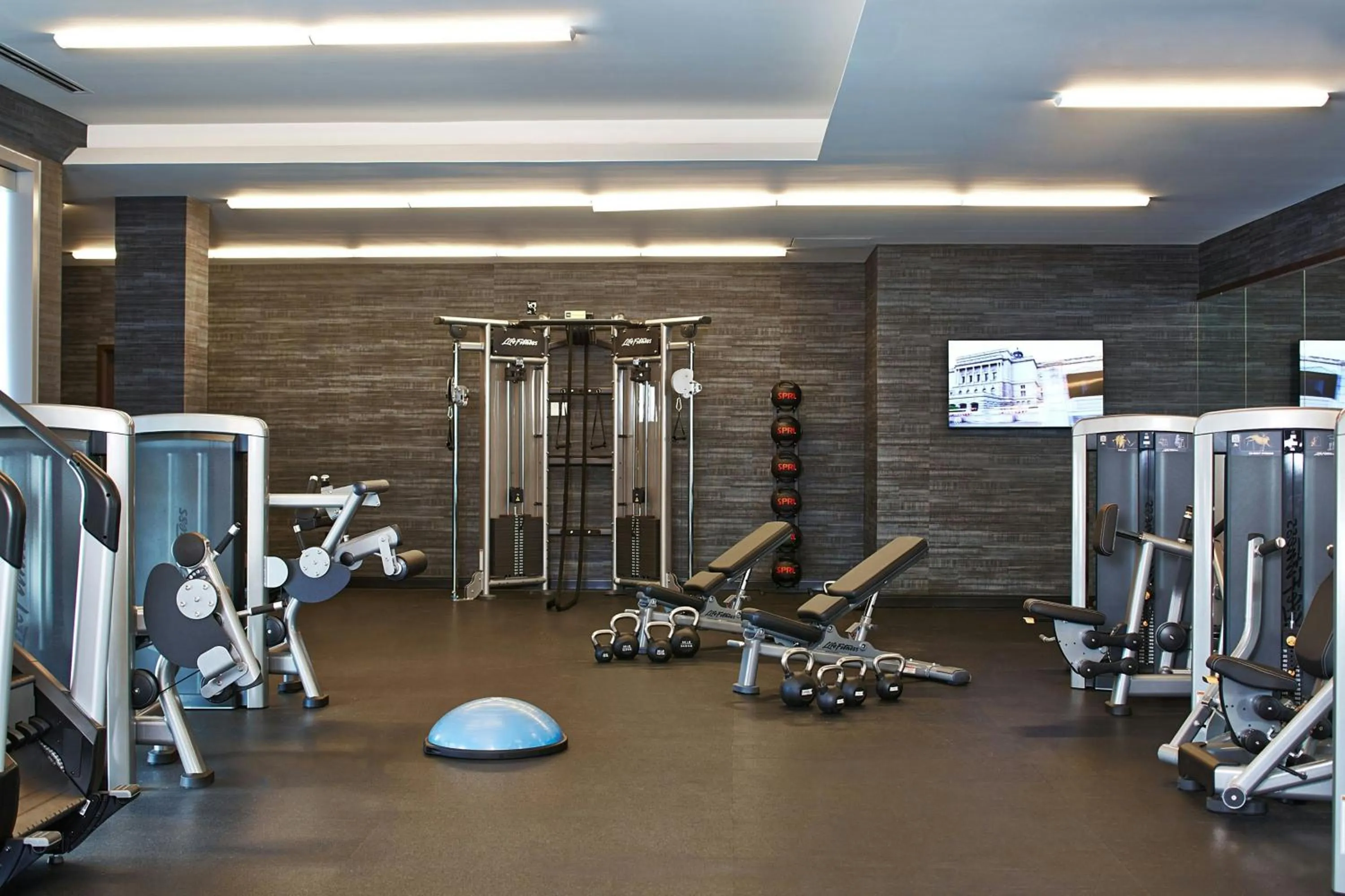 Fitness centre/facilities in Renaissance Dallas at Plano Legacy West Hotel