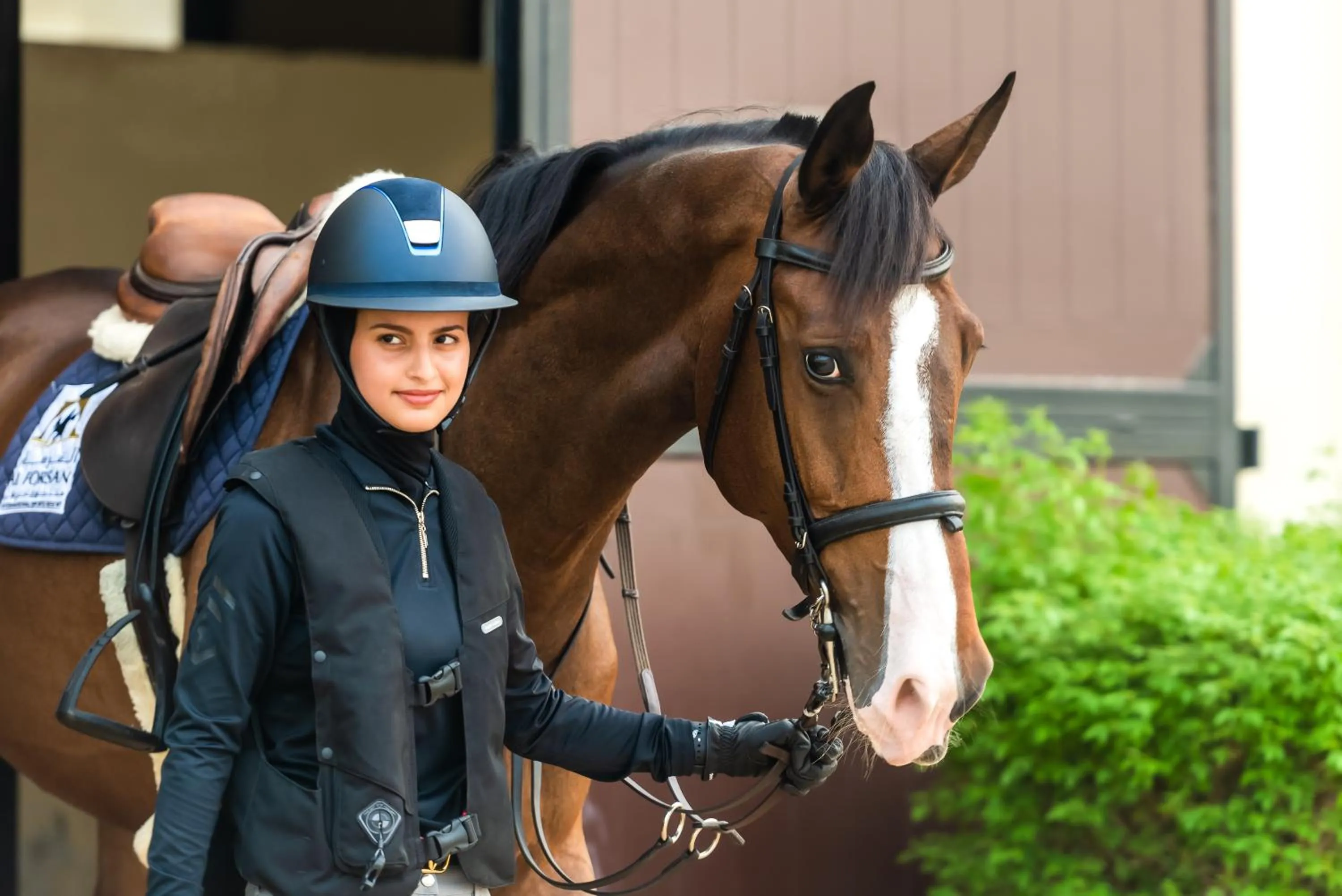Horse-riding in Marriott Hotel Al Forsan, Abu Dhabi