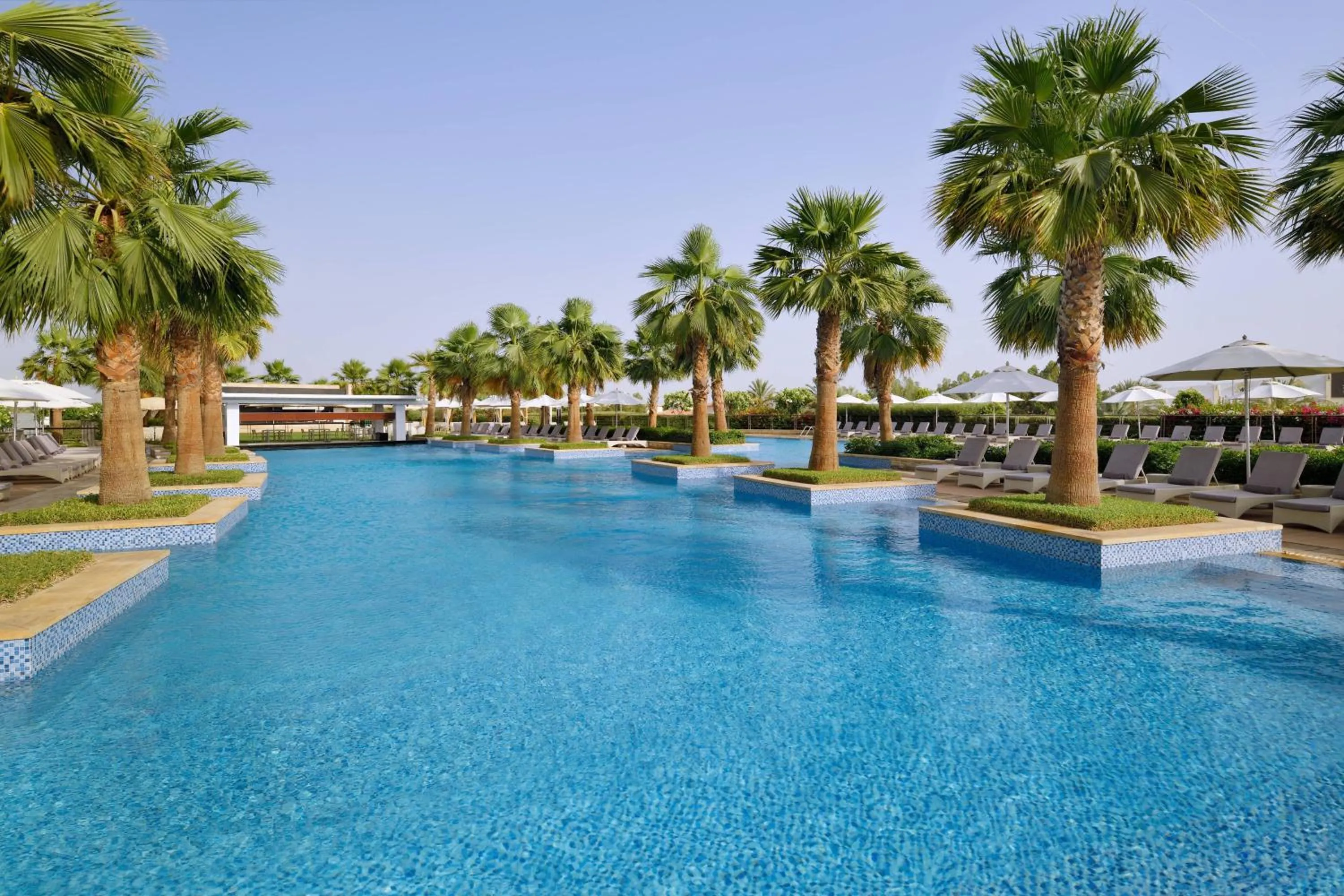 Swimming pool in Marriott Hotel Al Forsan, Abu Dhabi