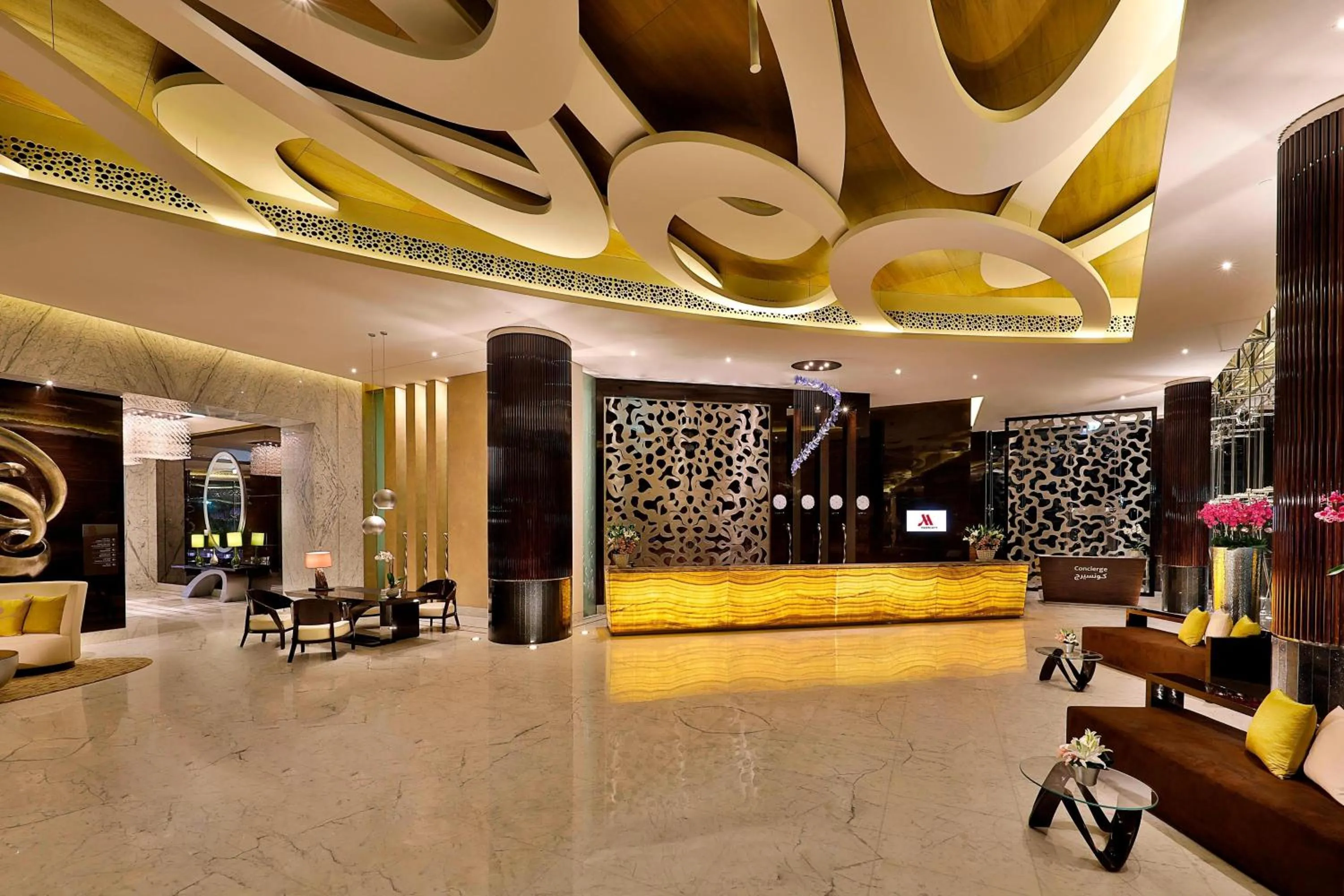 Lobby or reception in Marriott Hotel Al Forsan, Abu Dhabi