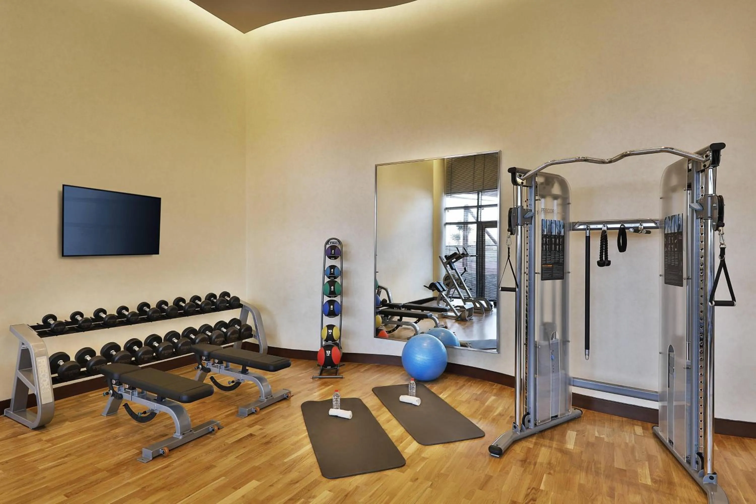 Fitness centre/facilities in Marriott Hotel Al Forsan, Abu Dhabi