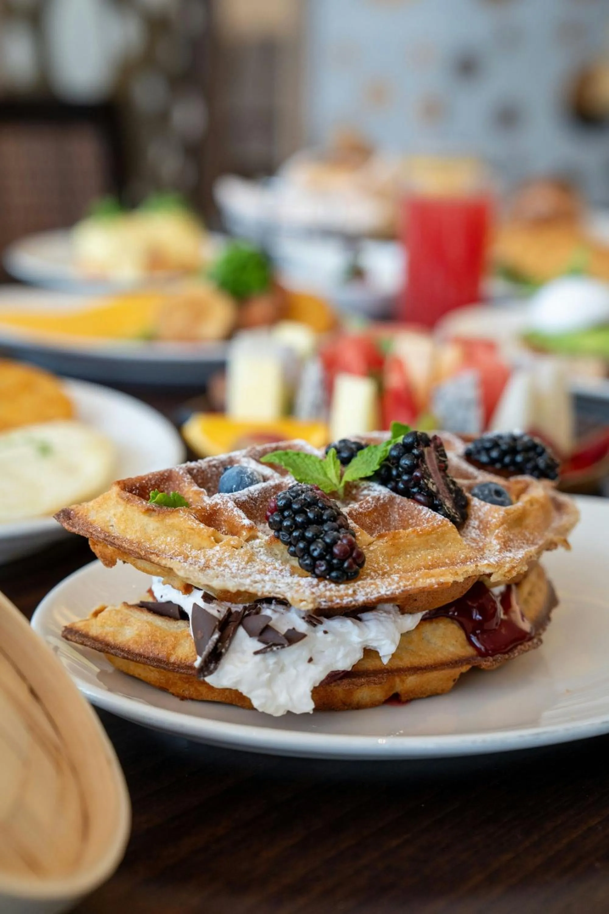 Breakfast in Marriott Hotel Al Forsan, Abu Dhabi