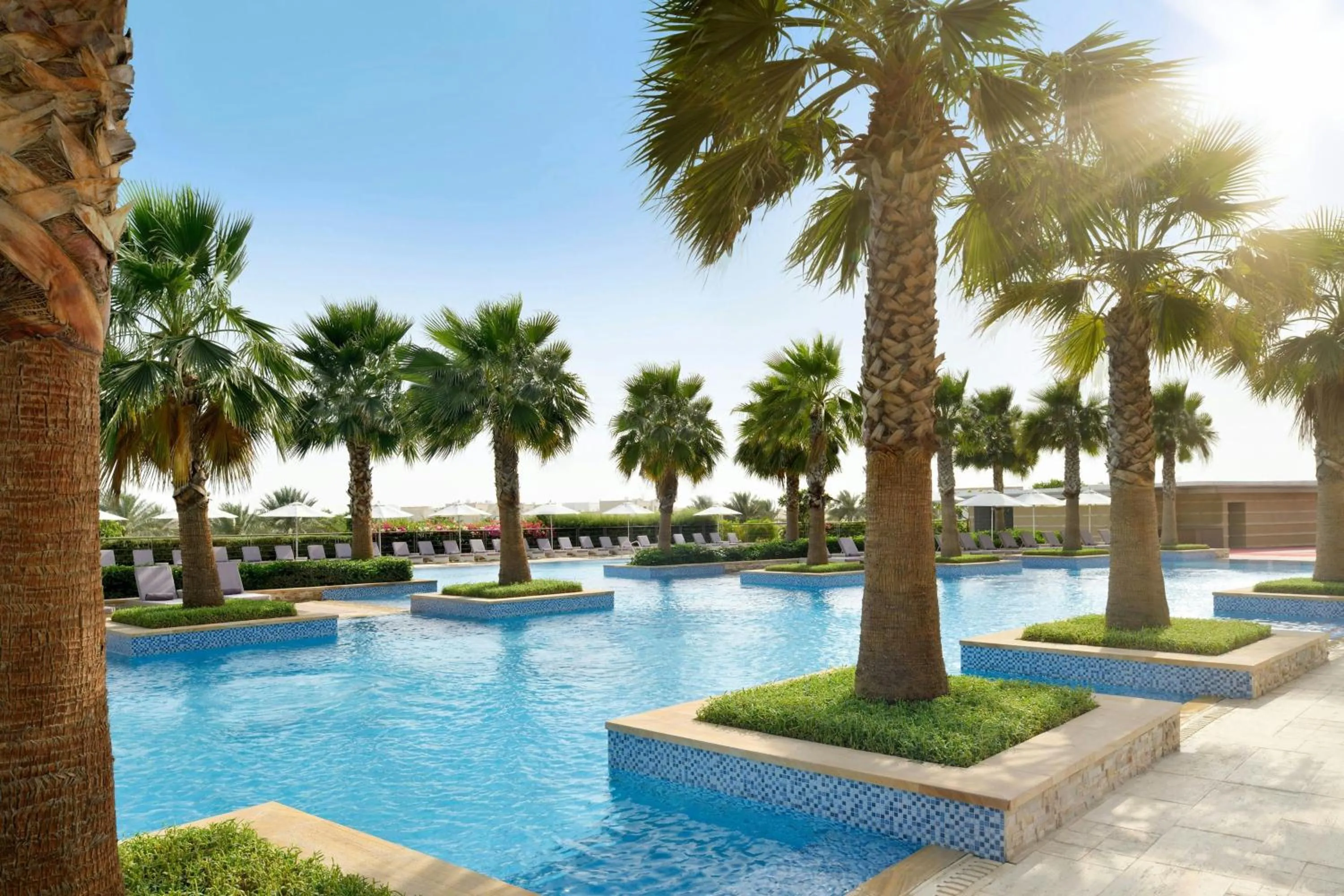 Swimming pool in Marriott Hotel Al Forsan, Abu Dhabi