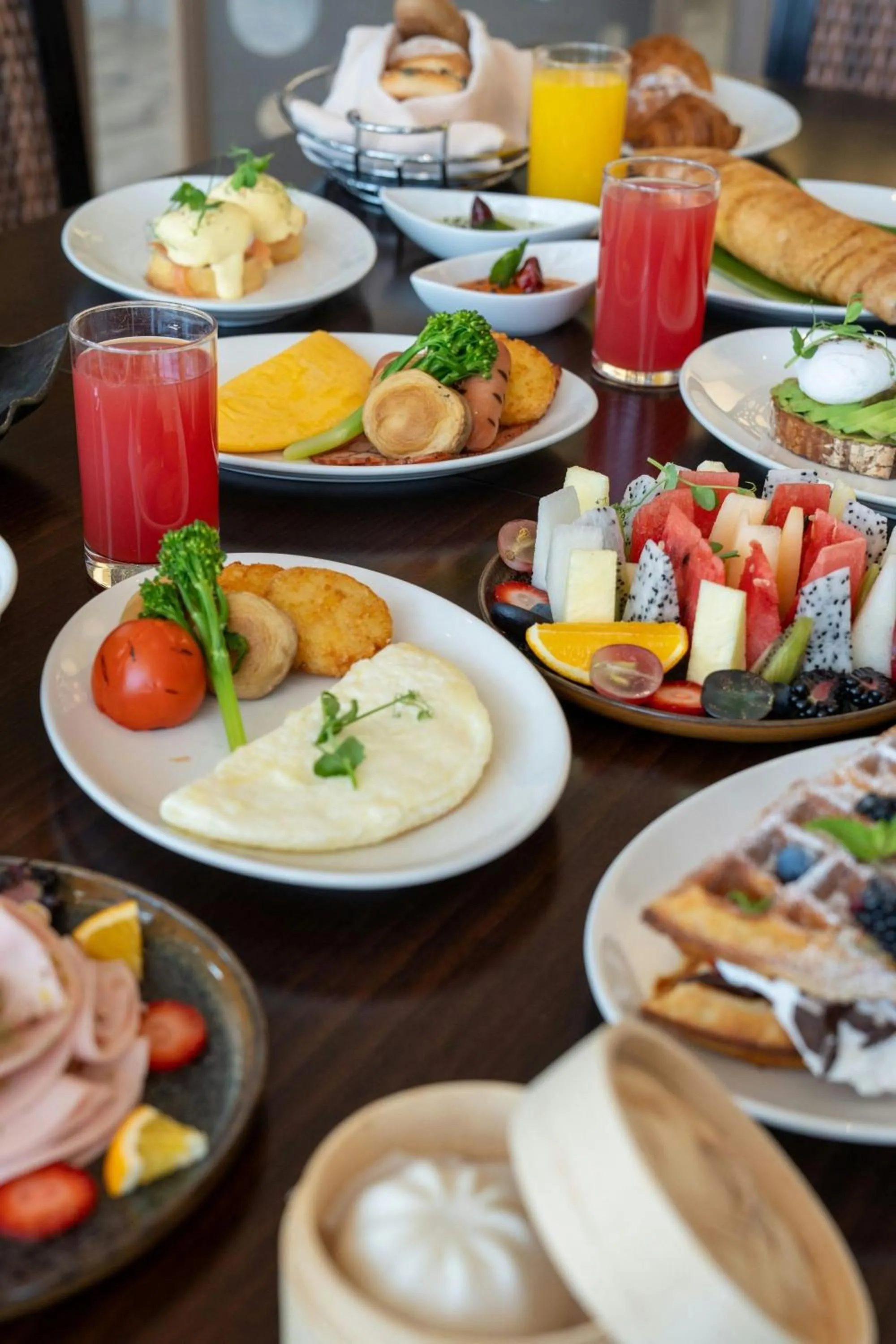 Breakfast in Marriott Hotel Al Forsan, Abu Dhabi