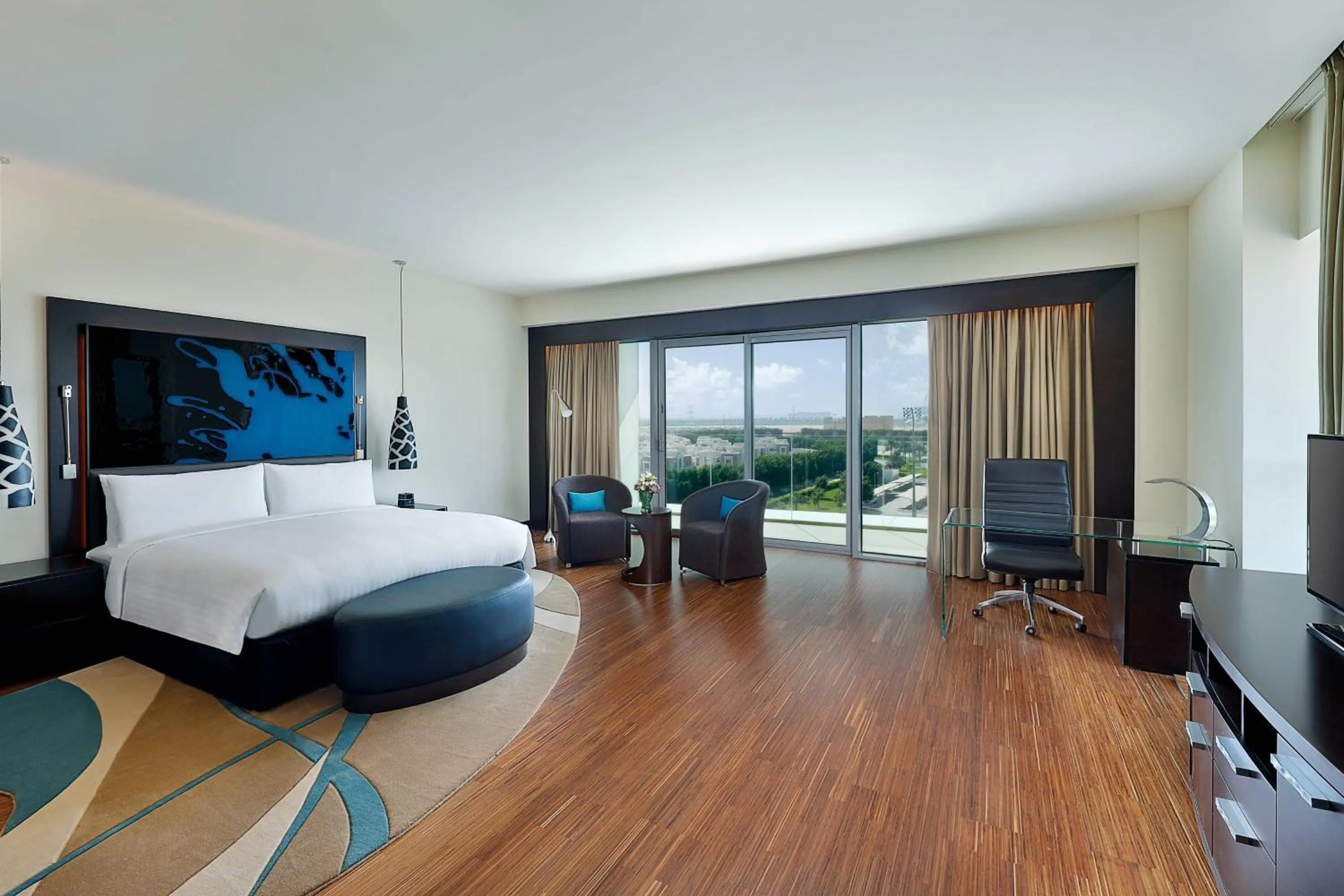 Photo of the whole room, Bed in Marriott Hotel Al Forsan, Abu Dhabi