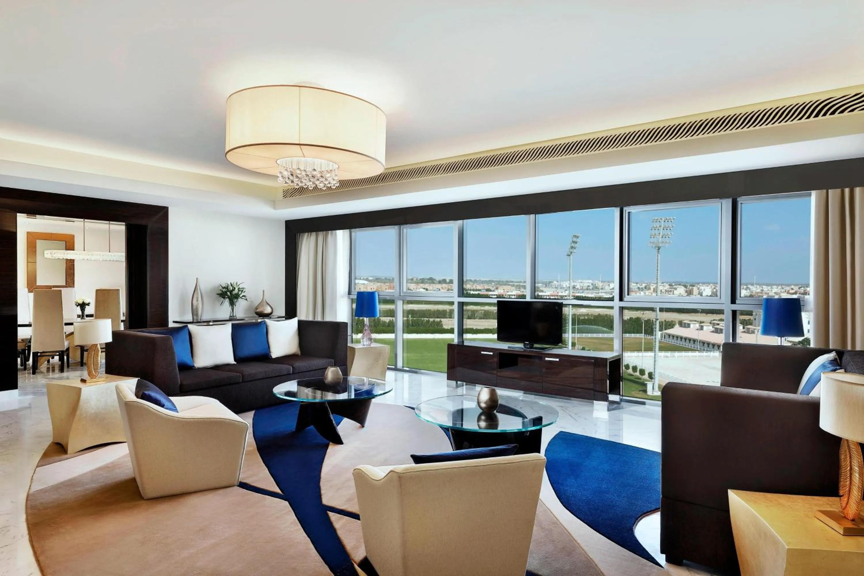 Living room in Marriott Hotel Al Forsan, Abu Dhabi