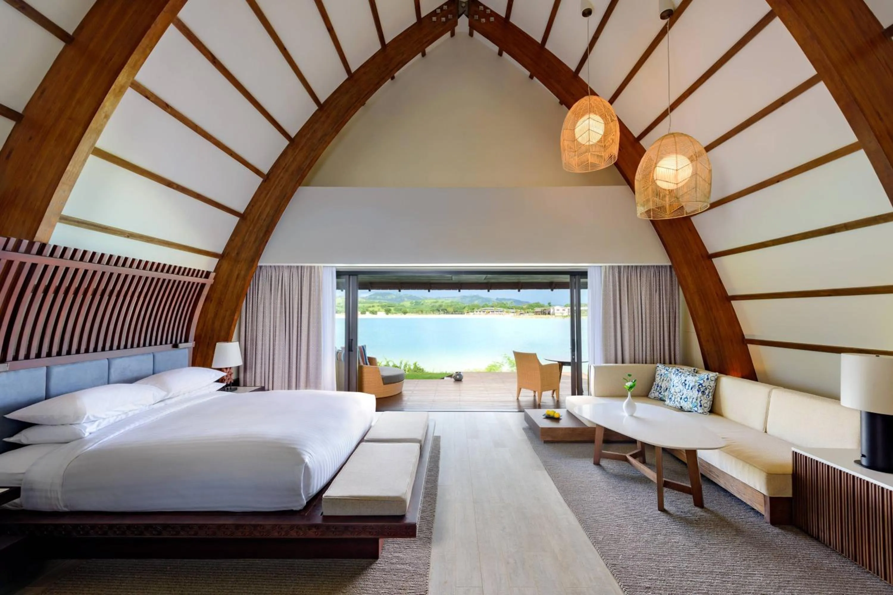 Bedroom, Bed in Fiji Marriott Resort Momi Bay