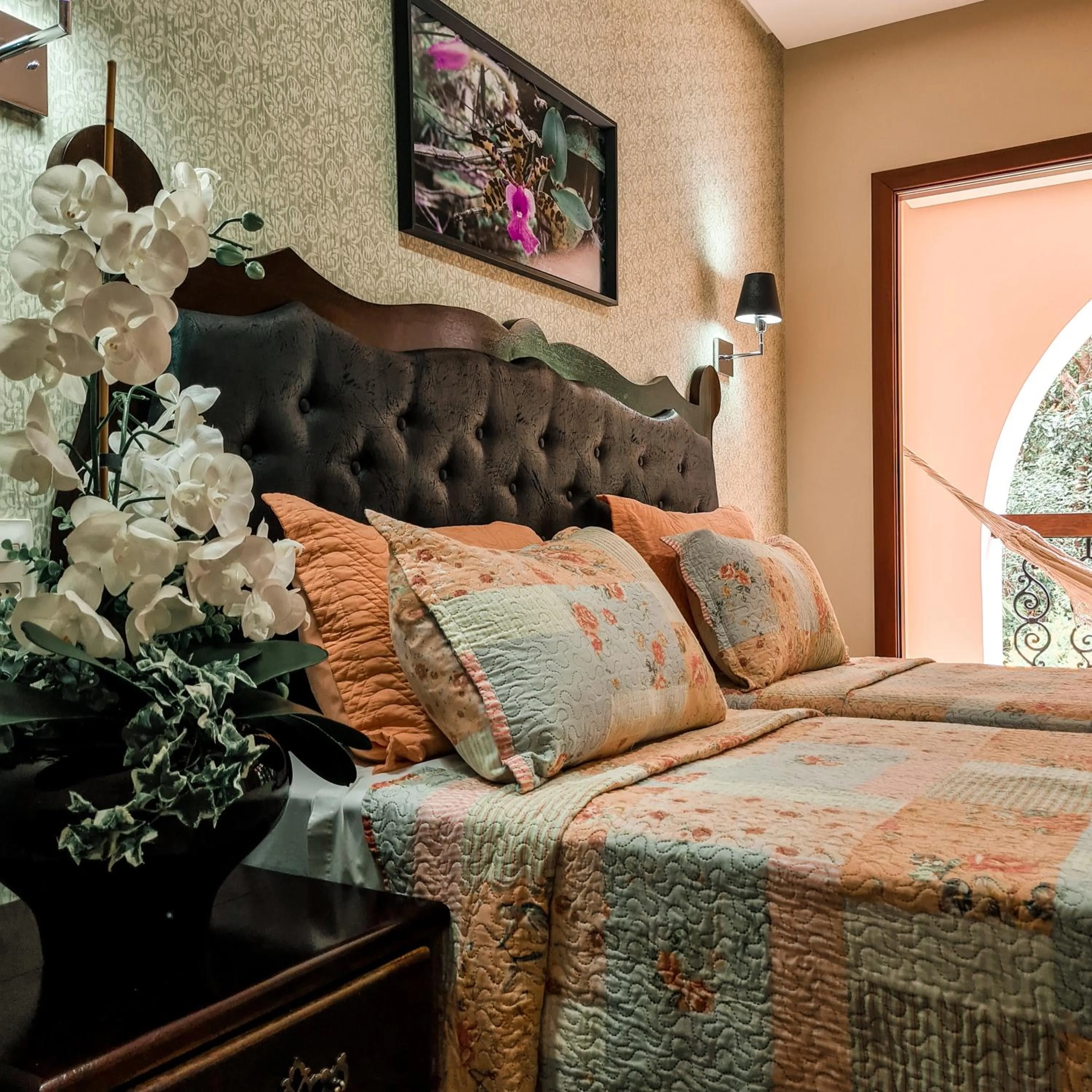 Bed in Terra dos Diamantes Hotel