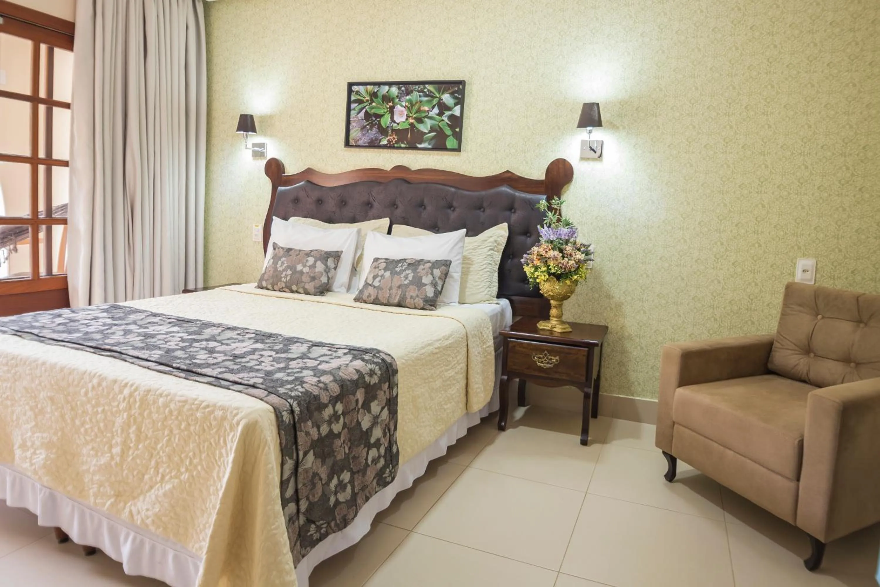 Bedroom, Bed in Terra dos Diamantes Hotel