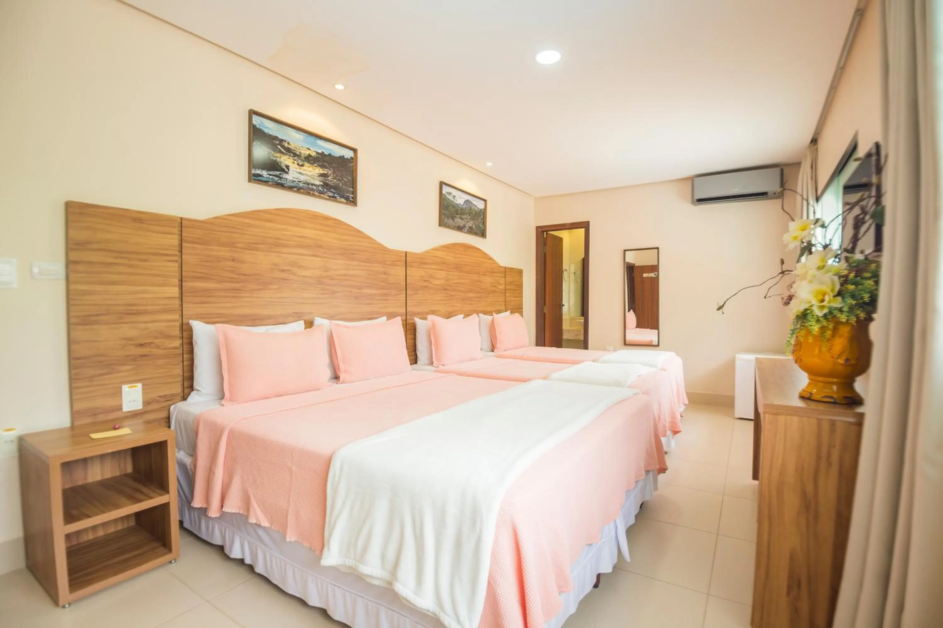 Bed in Terra dos Diamantes Hotel