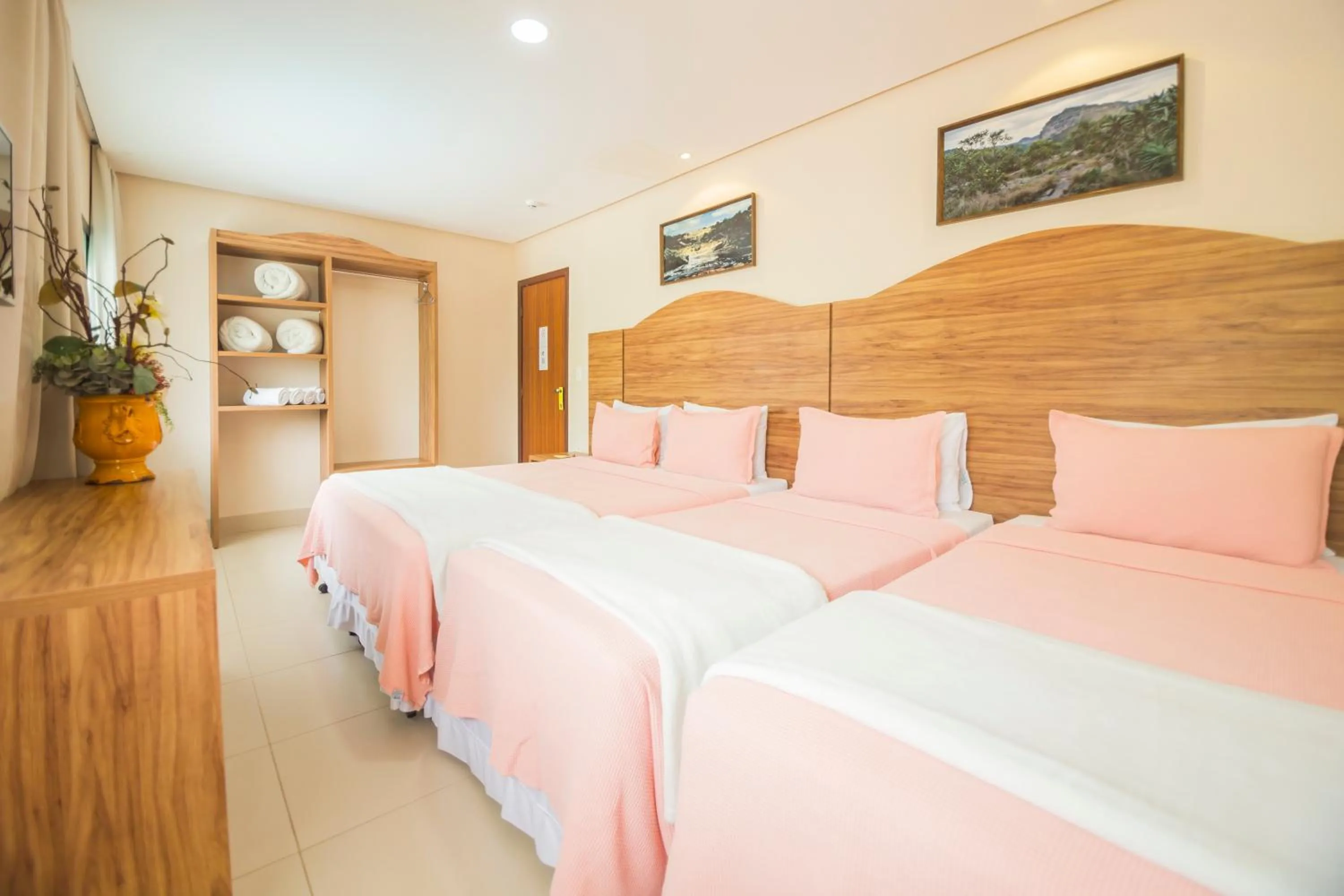 Bed in Terra dos Diamantes Hotel