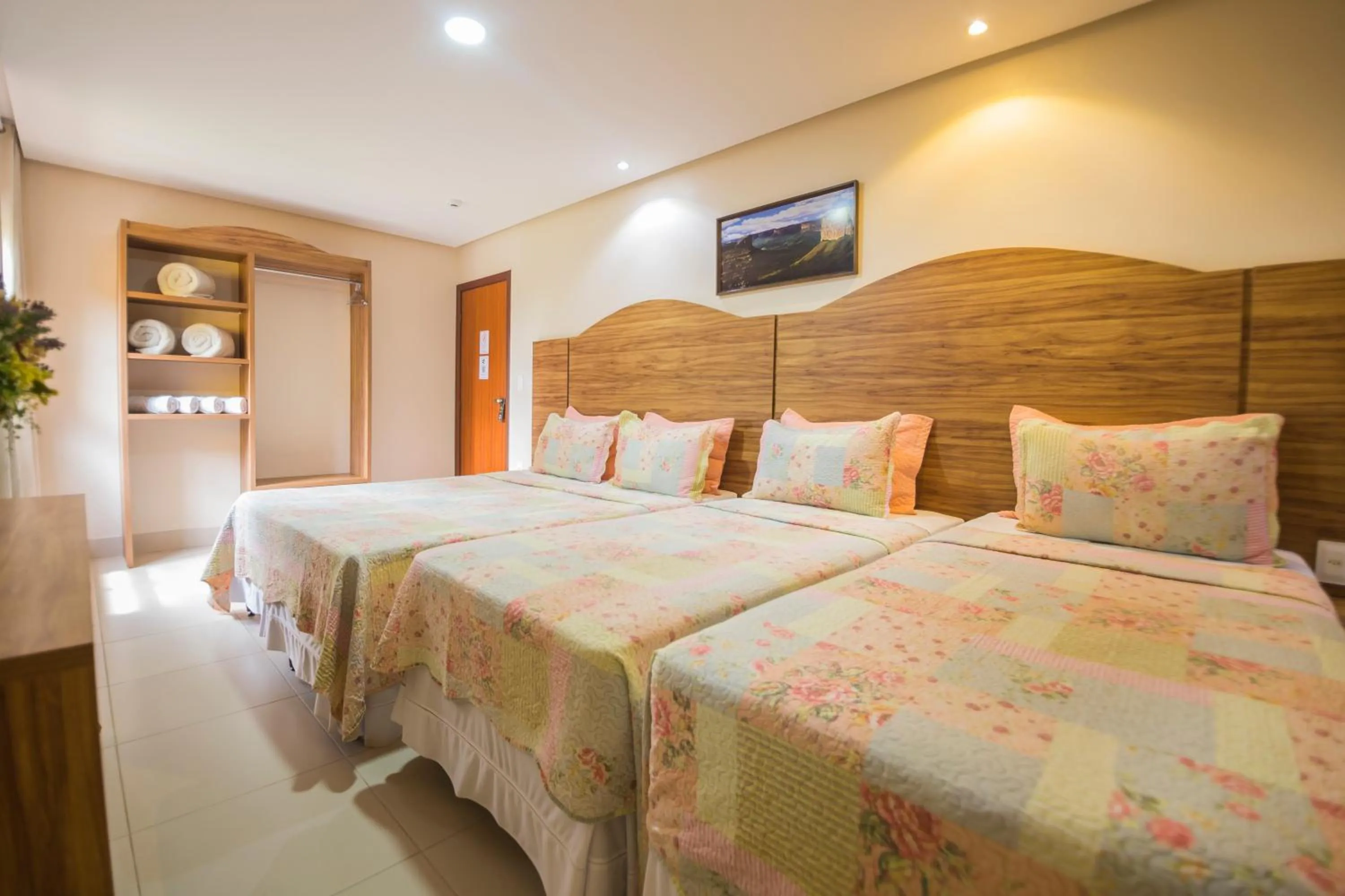 Bed in Terra dos Diamantes Hotel