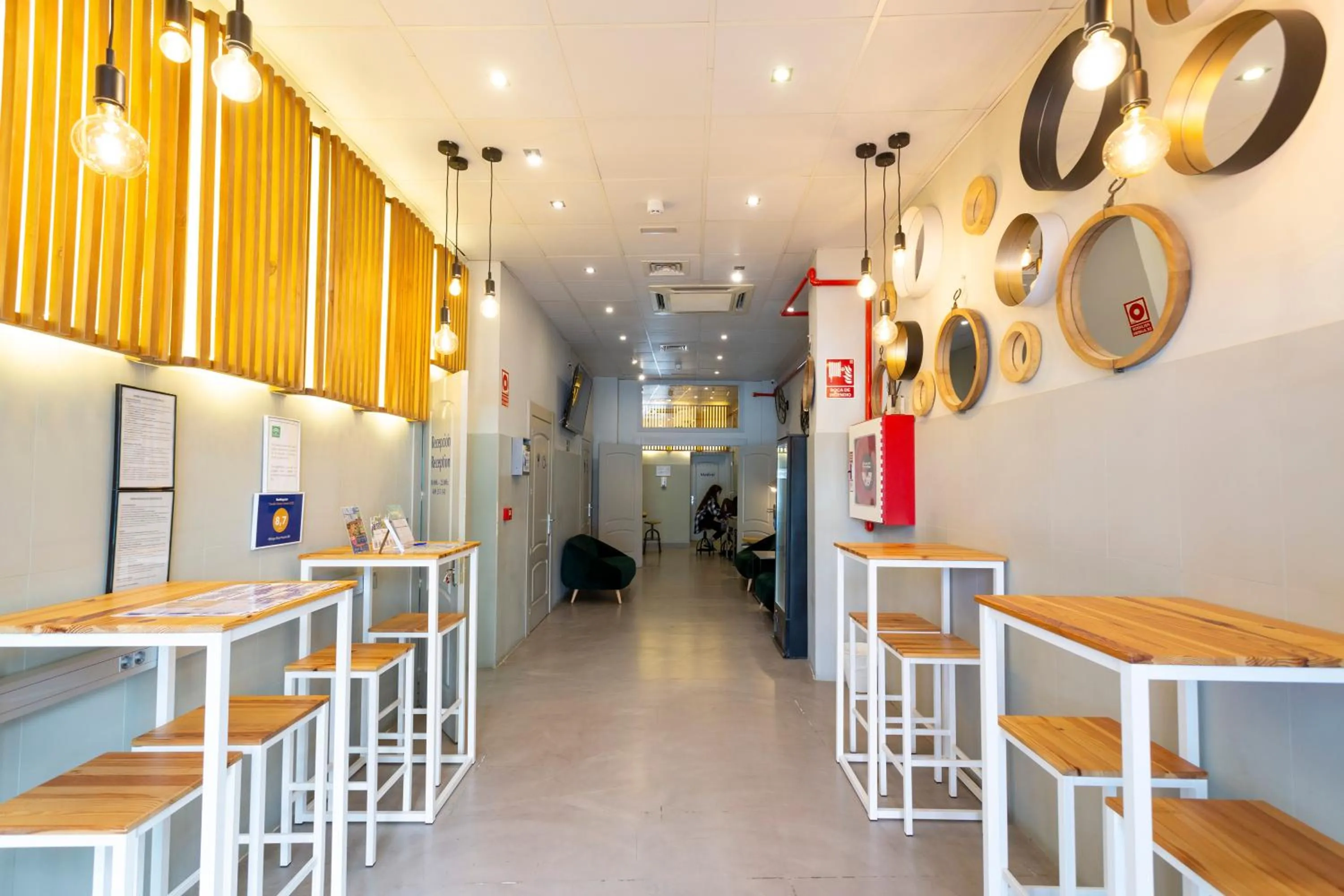 Seating area in Malaga Stop Hostel AB