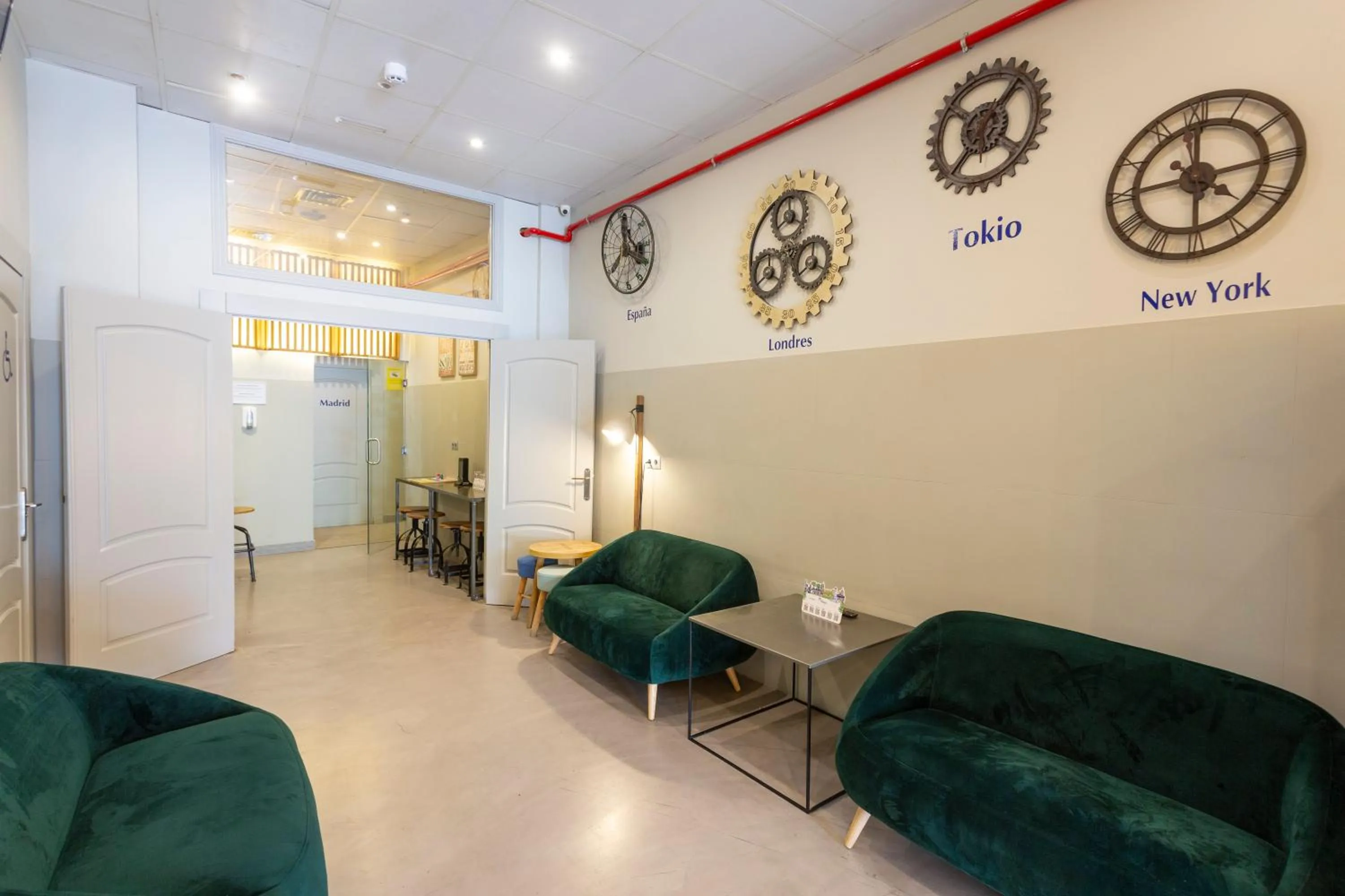 Seating area in Malaga Stop Hostel AB