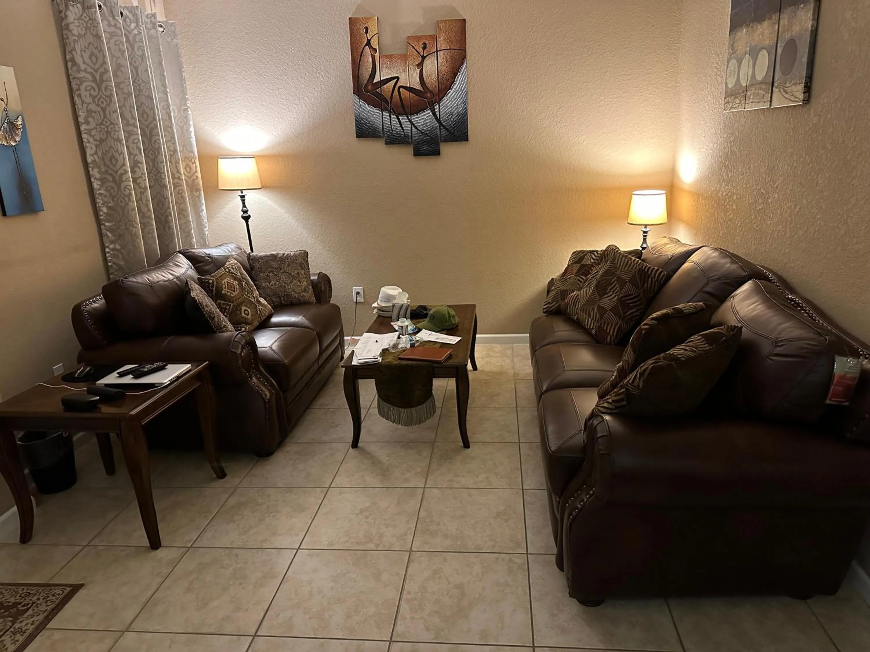 Living room in Speedway Blvd Townhouse
