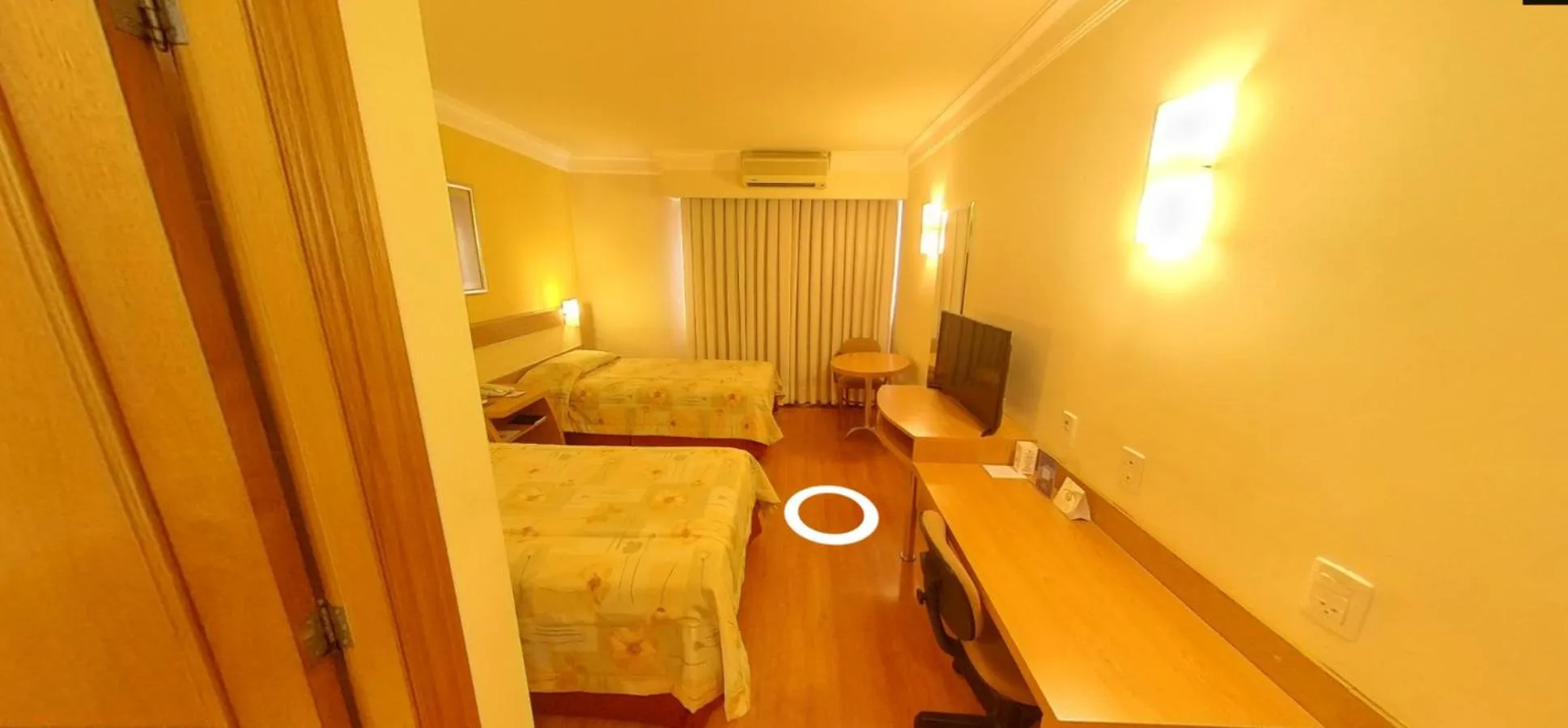 Bed in Itatiaia Hotel Passo Fundo